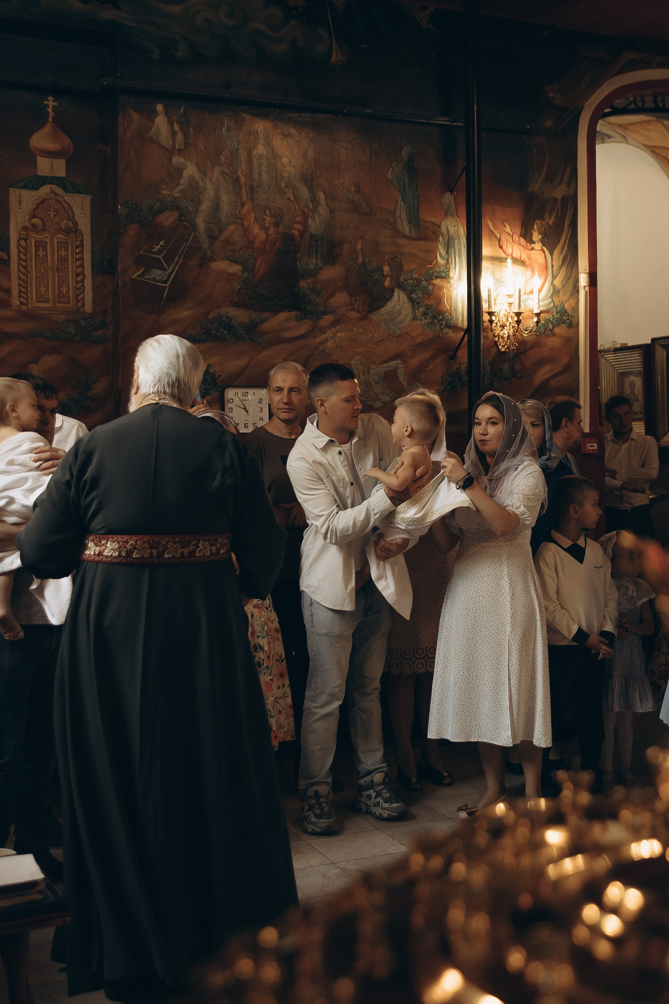 Крещение. Семейный фотограф в Москве и Королеве Евгения Баукова