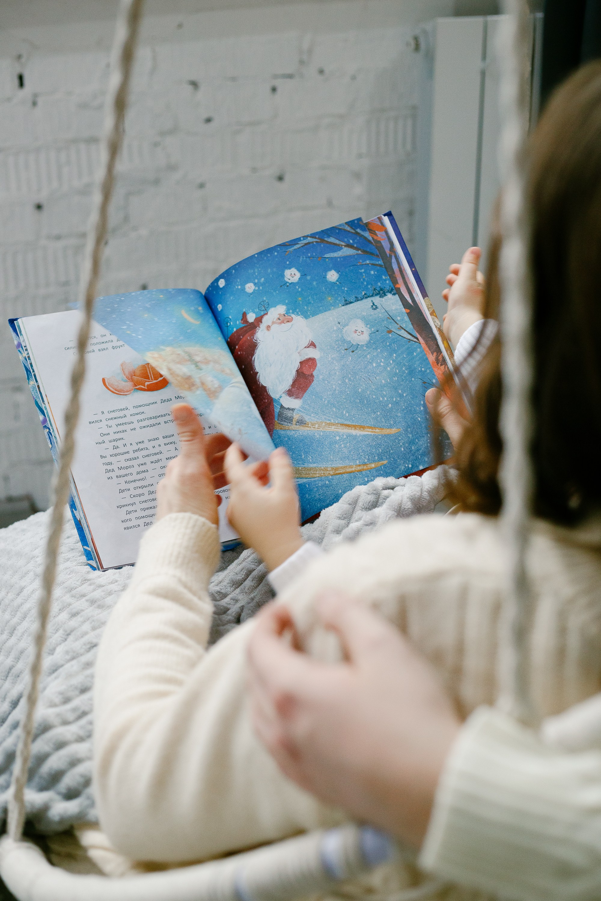 Новогодняя семейная фотосессия в студии