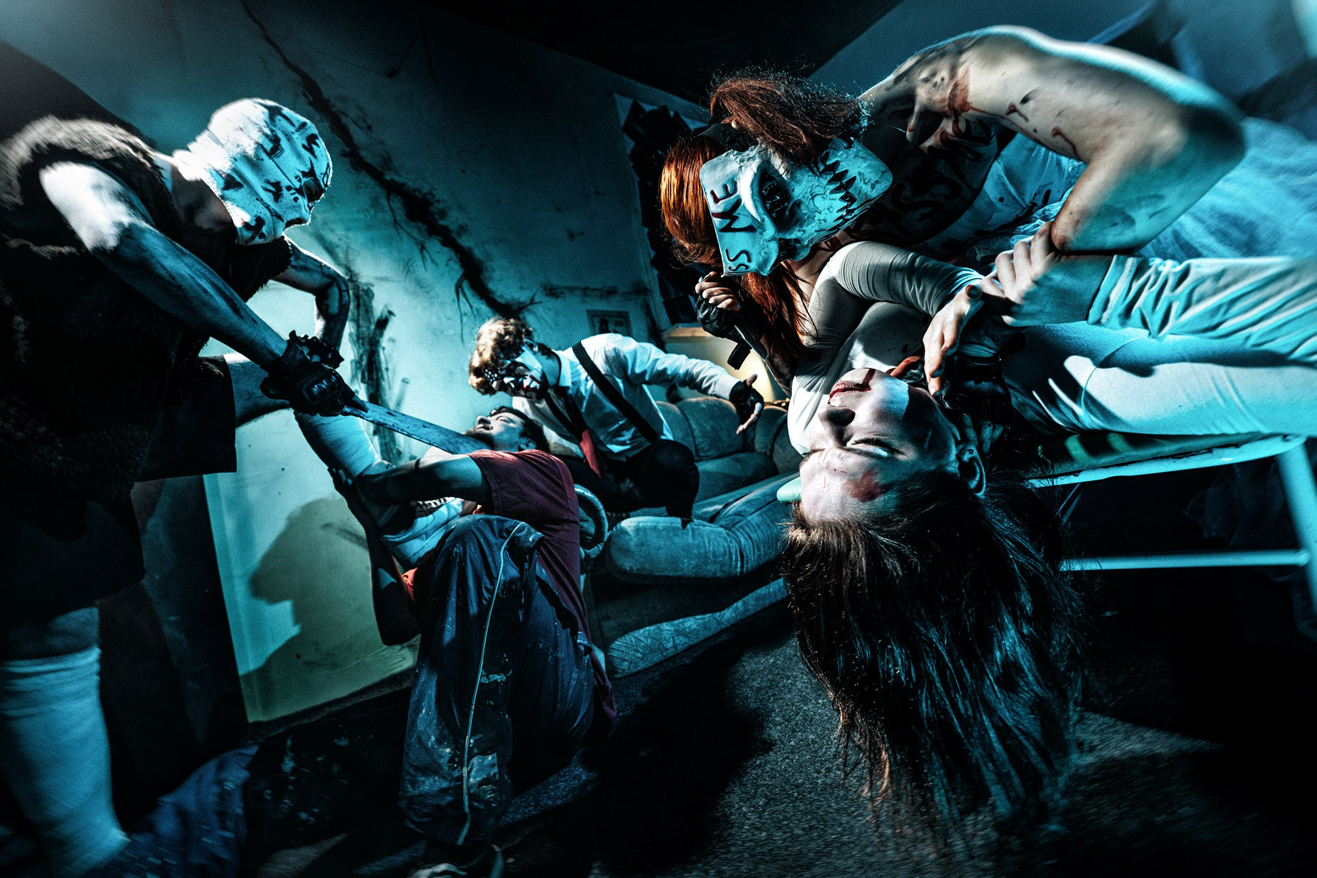 Фотосъёмка для хоррор и экшен квеста. Рекламный фотограф в Москве Алексей Тверяков