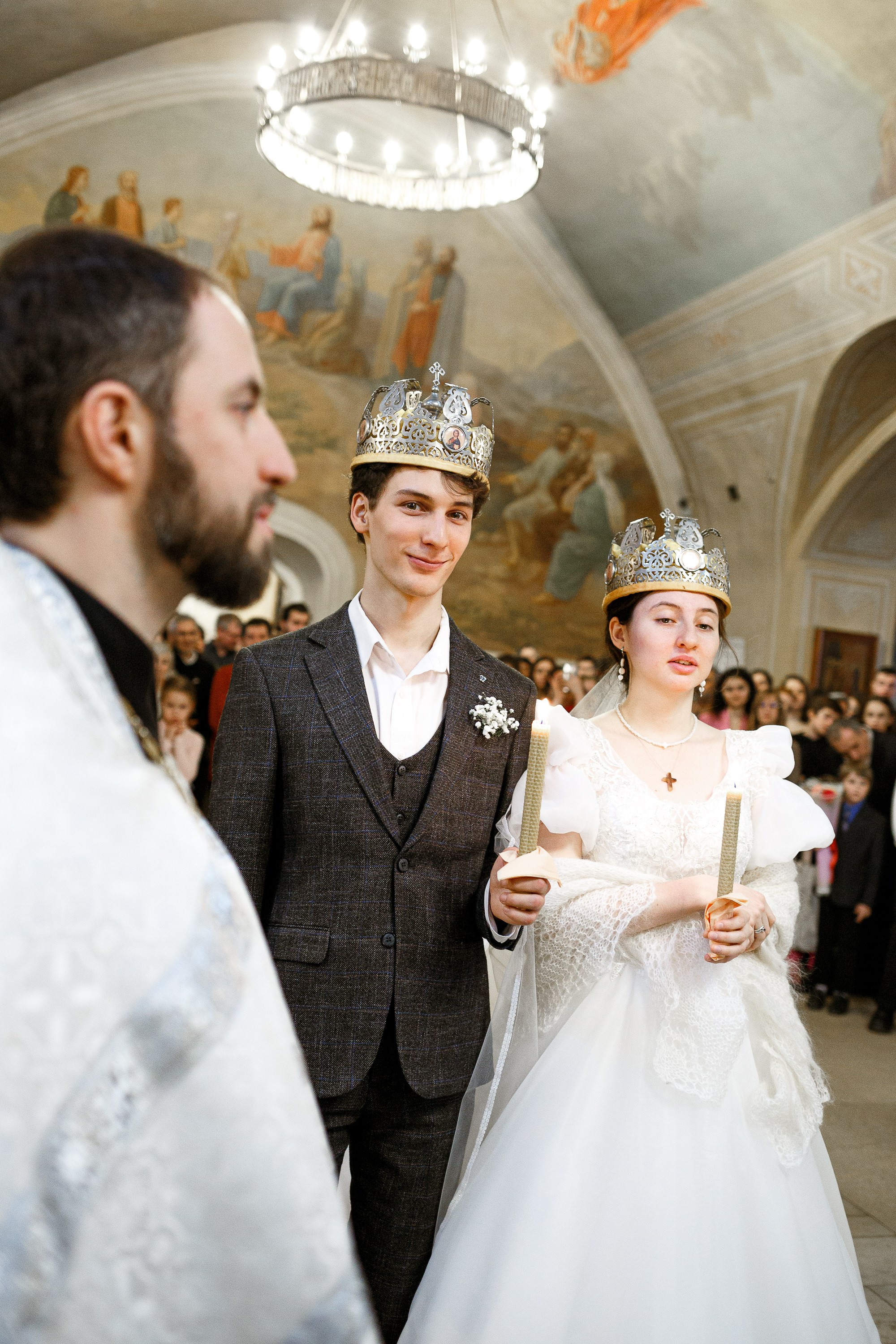 Необычное Венчание в храме Космы и Дамиана в Шубине. Красивые и трогательные кадры.