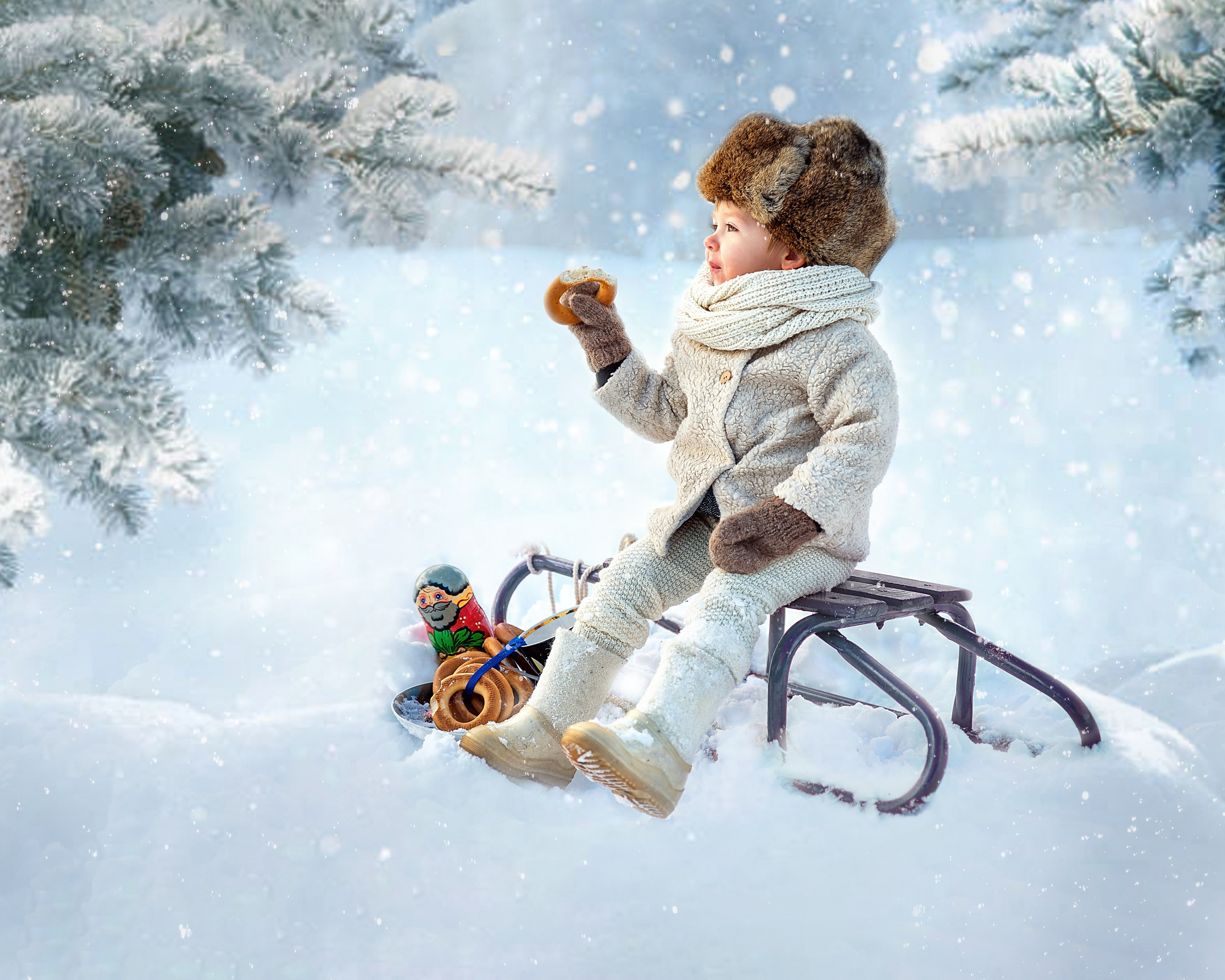 Новогодние фотооткрытки. Фотограф в Москве Lidiya_Li_Photo