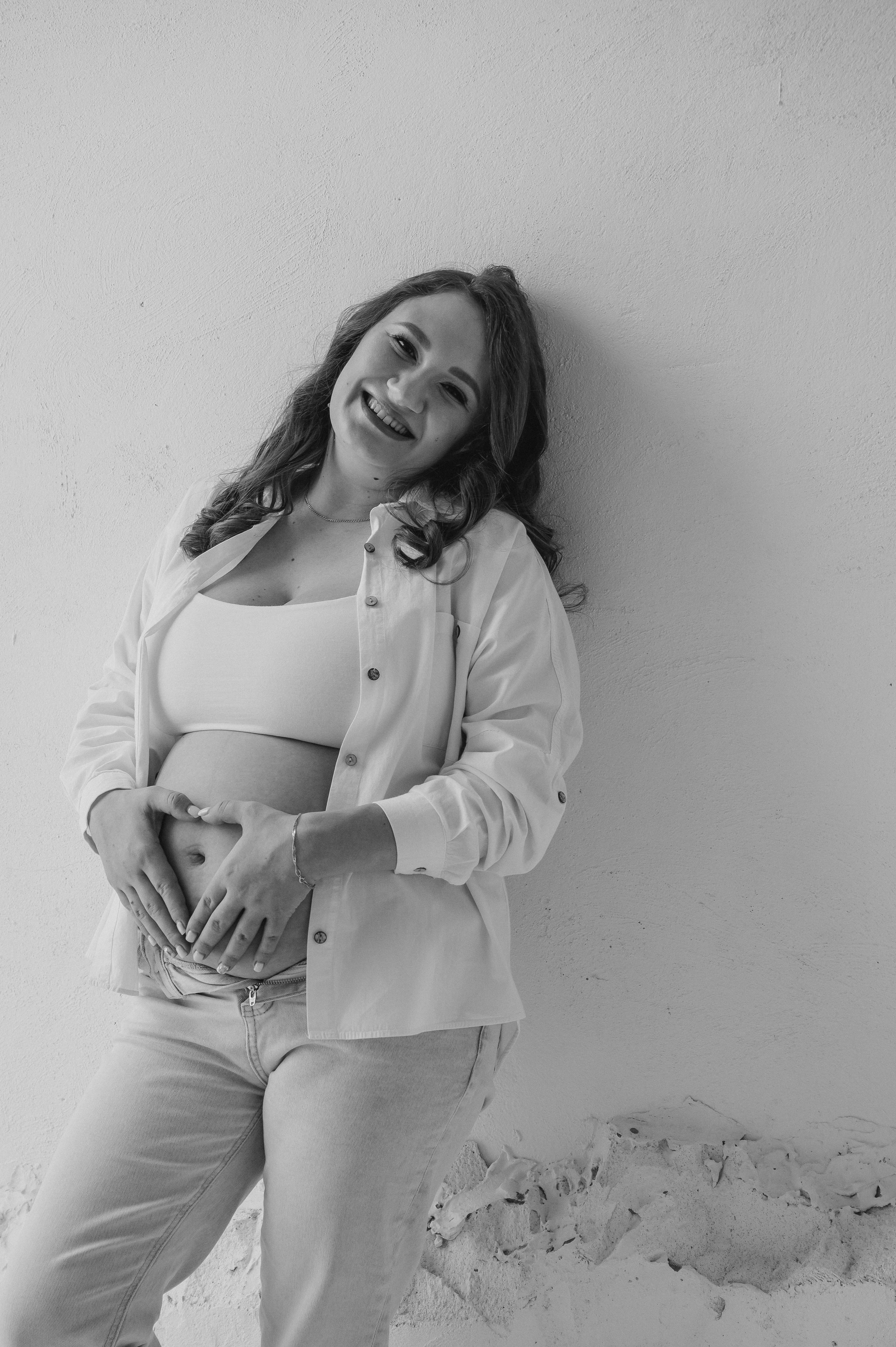 Оля и Никита в ожидании малыша. Фотограф Мария Строгонова