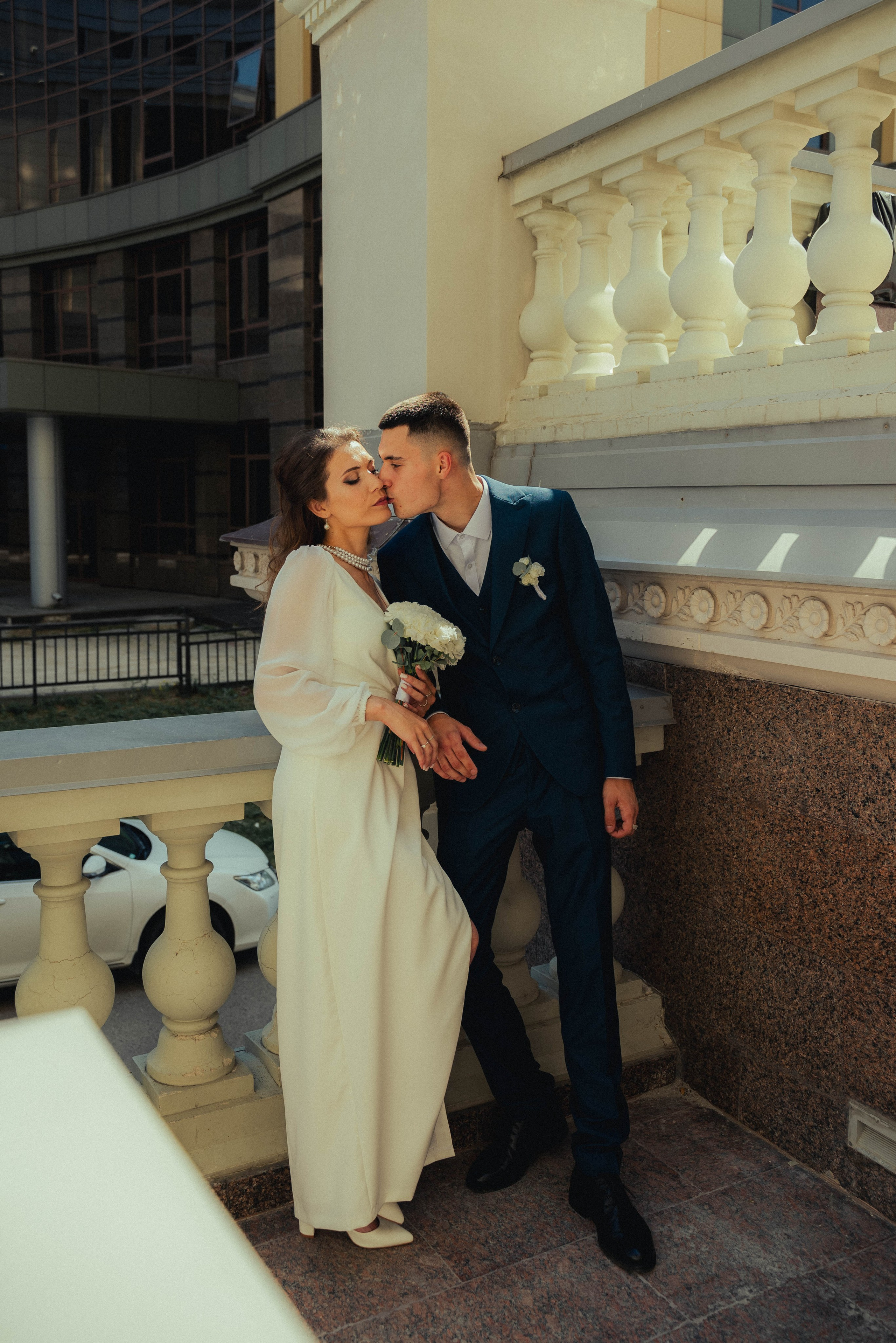 Свадебная прогулка Ольги и Вадима. Портретный фотограф в Казани Алёна Евсеева