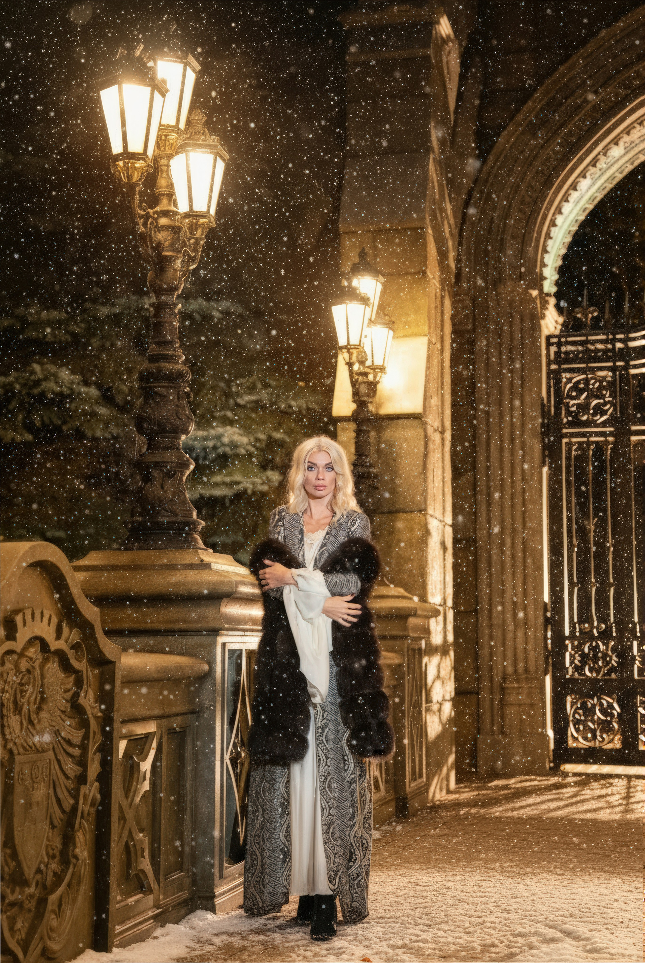 Новогодняя фотосессия в Замке Гарибальди. Фотограф Батурин Денис — Фотосессия в Замке Гарибальди