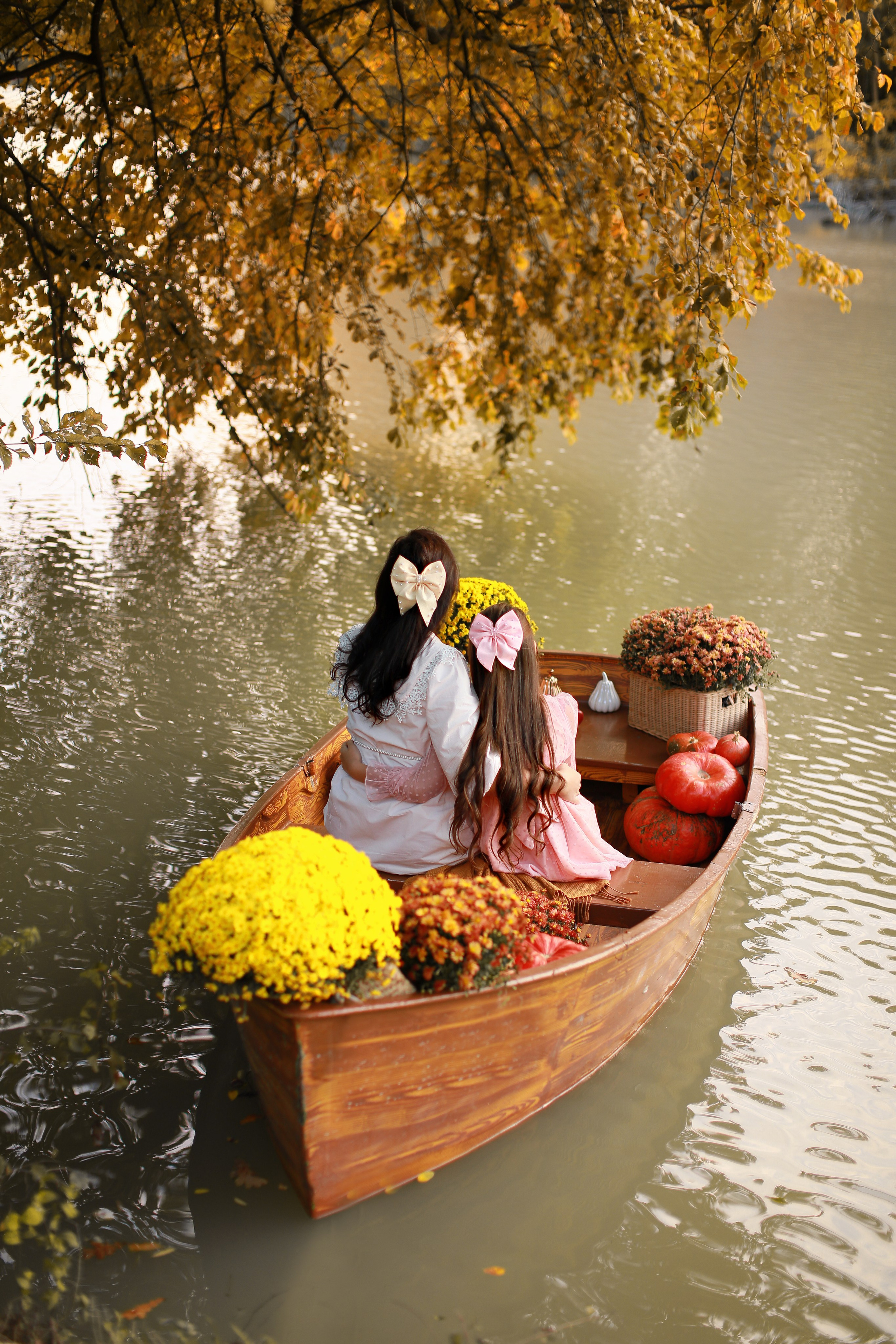 Осенняя лодочка. Детский семейный фотограф Краснодар