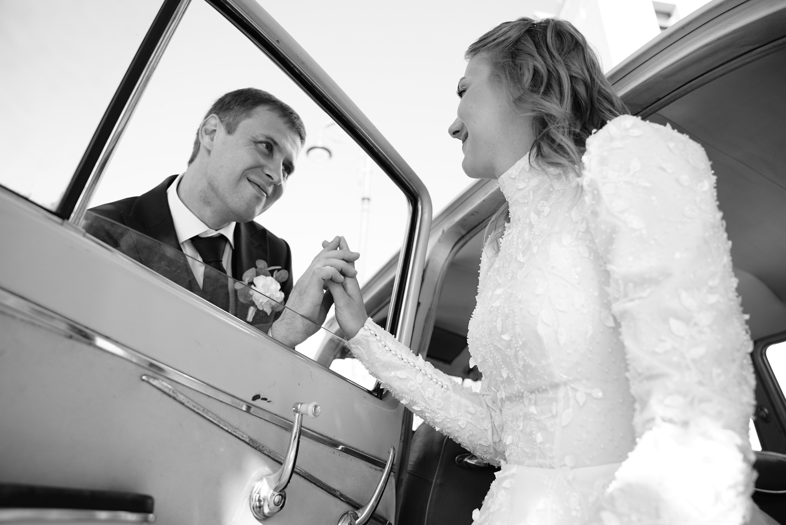 Андрей и Алина чб. Свадебный фотограф в Самаре Анна Ковалева