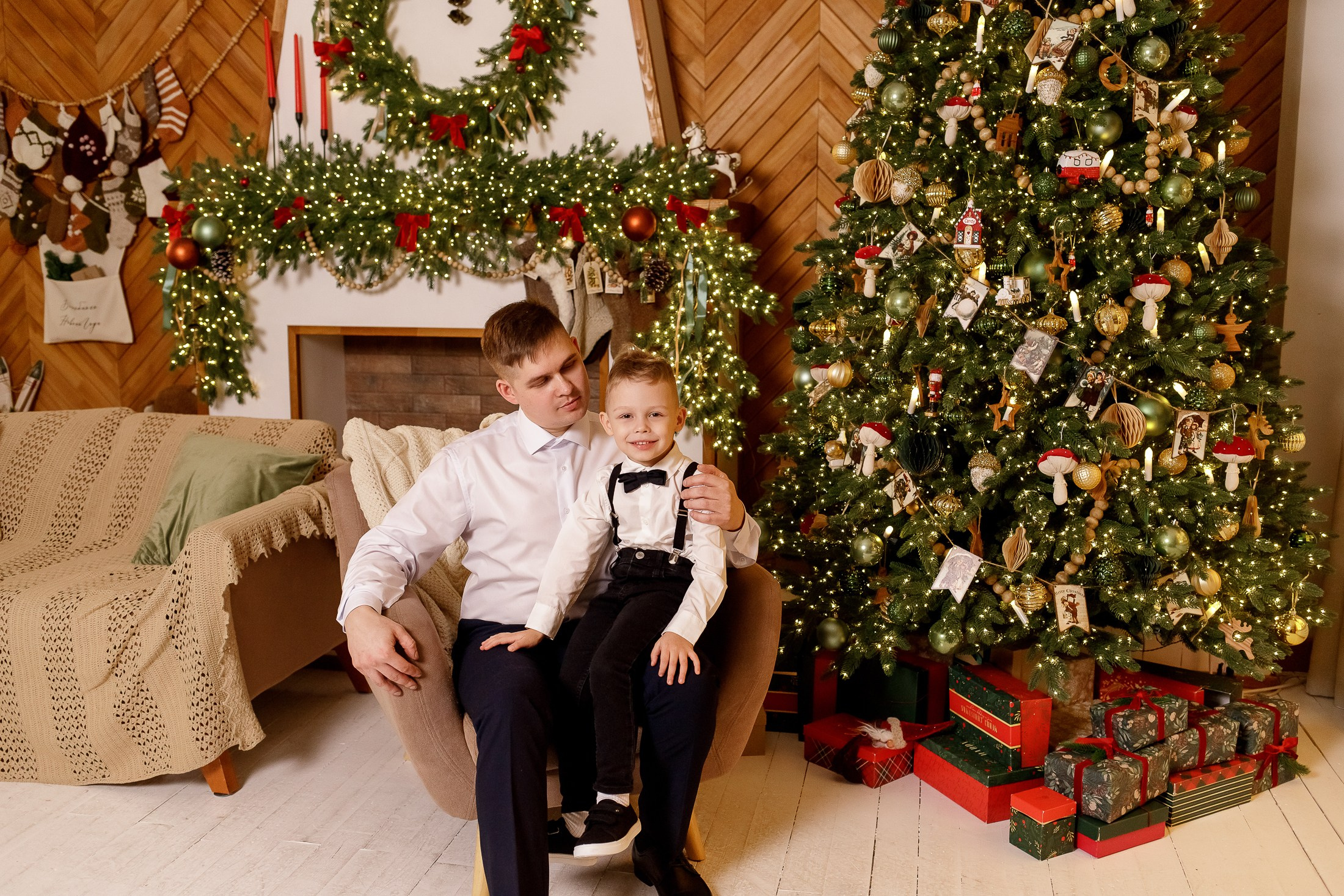 Семейная фотосессия. Фотограф Симонова Юлия. Пенза. Новогодняя фотосессия