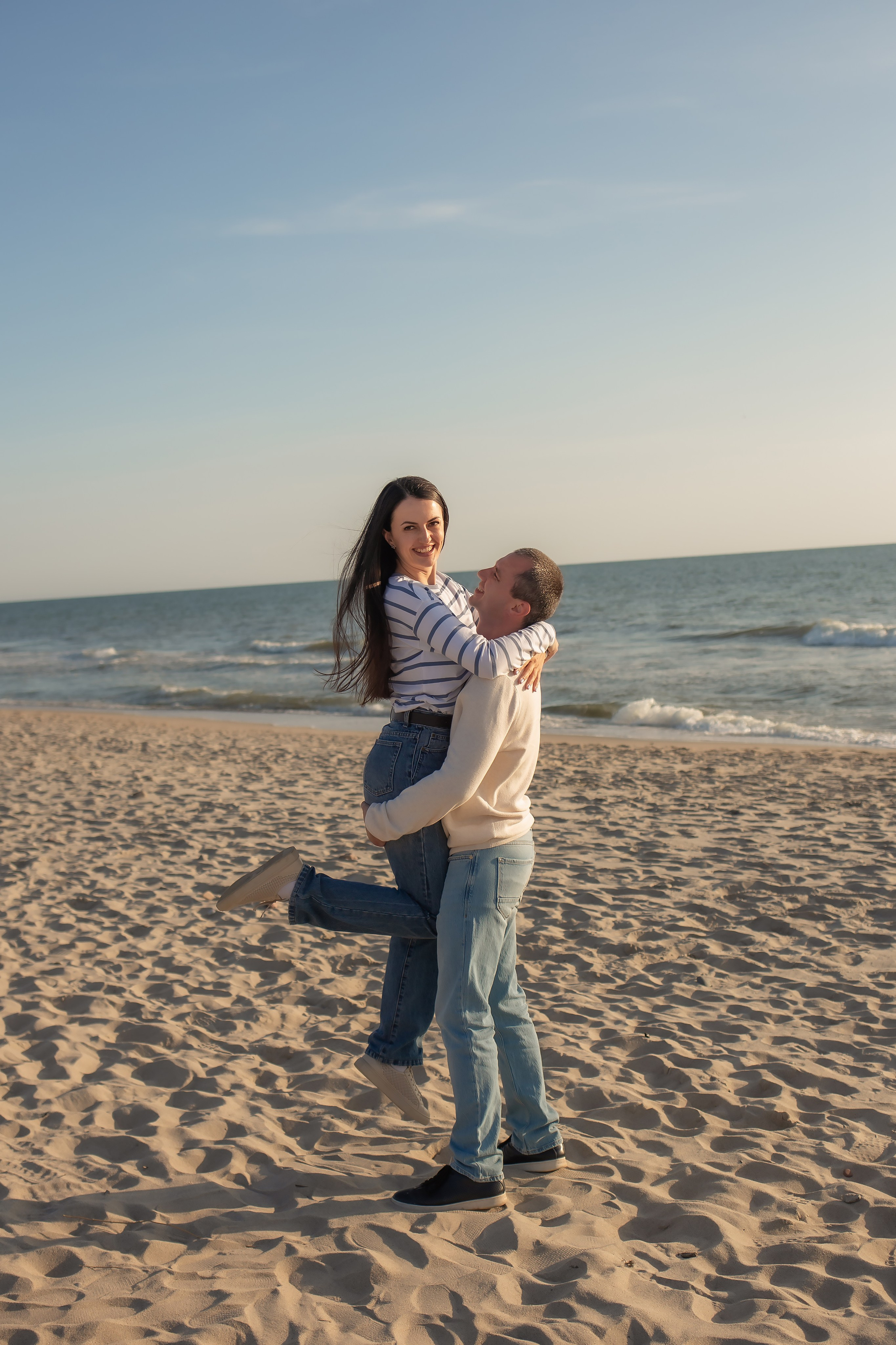 Павел и Татьяна. Закат в Янтарном. Фотограф в Калининграде Решетникова Алина