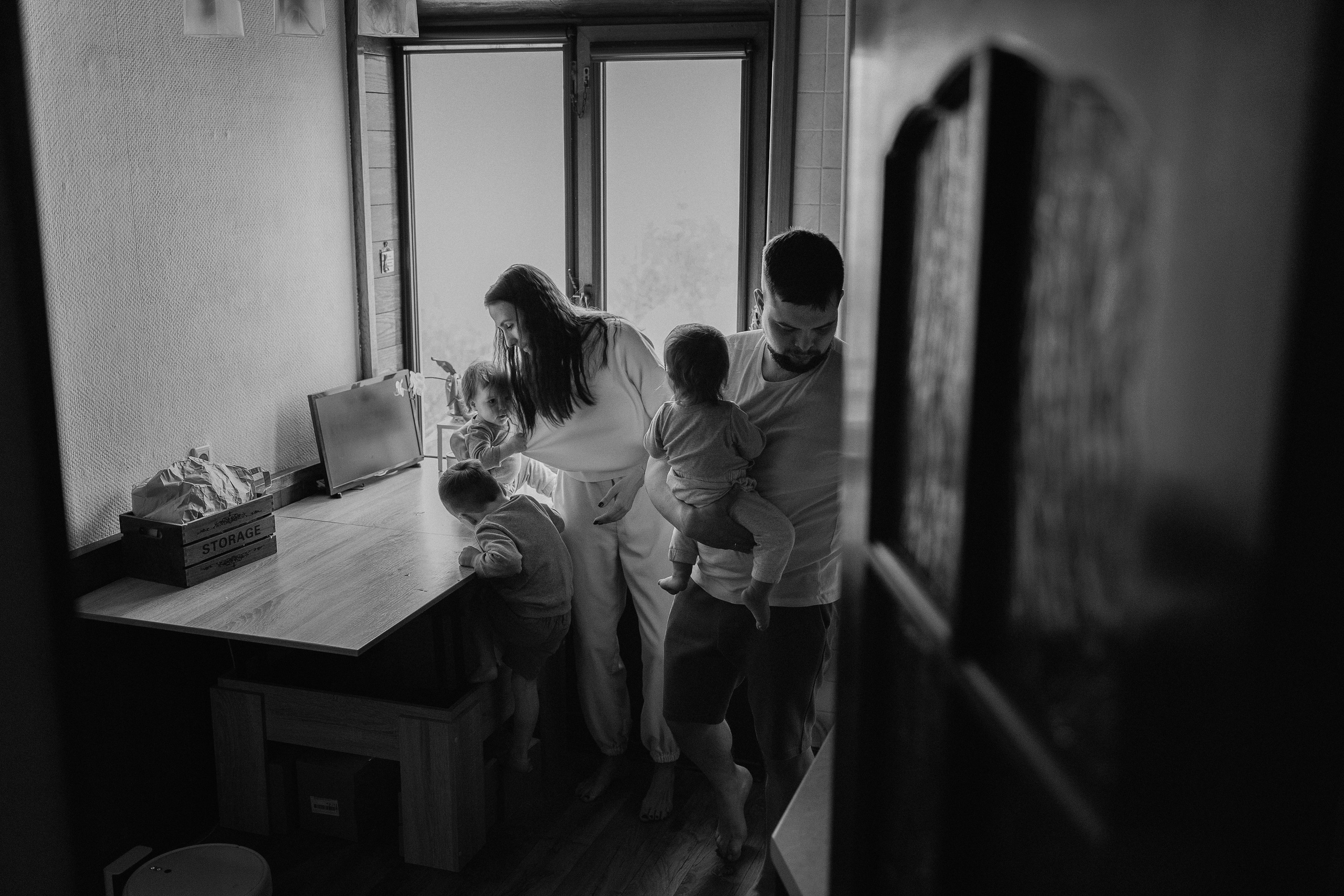 Николай, Ирина, Денис, Вика, Ника. Фотограф беременности и материнства в Москве Мария Менендес-Гонсалес