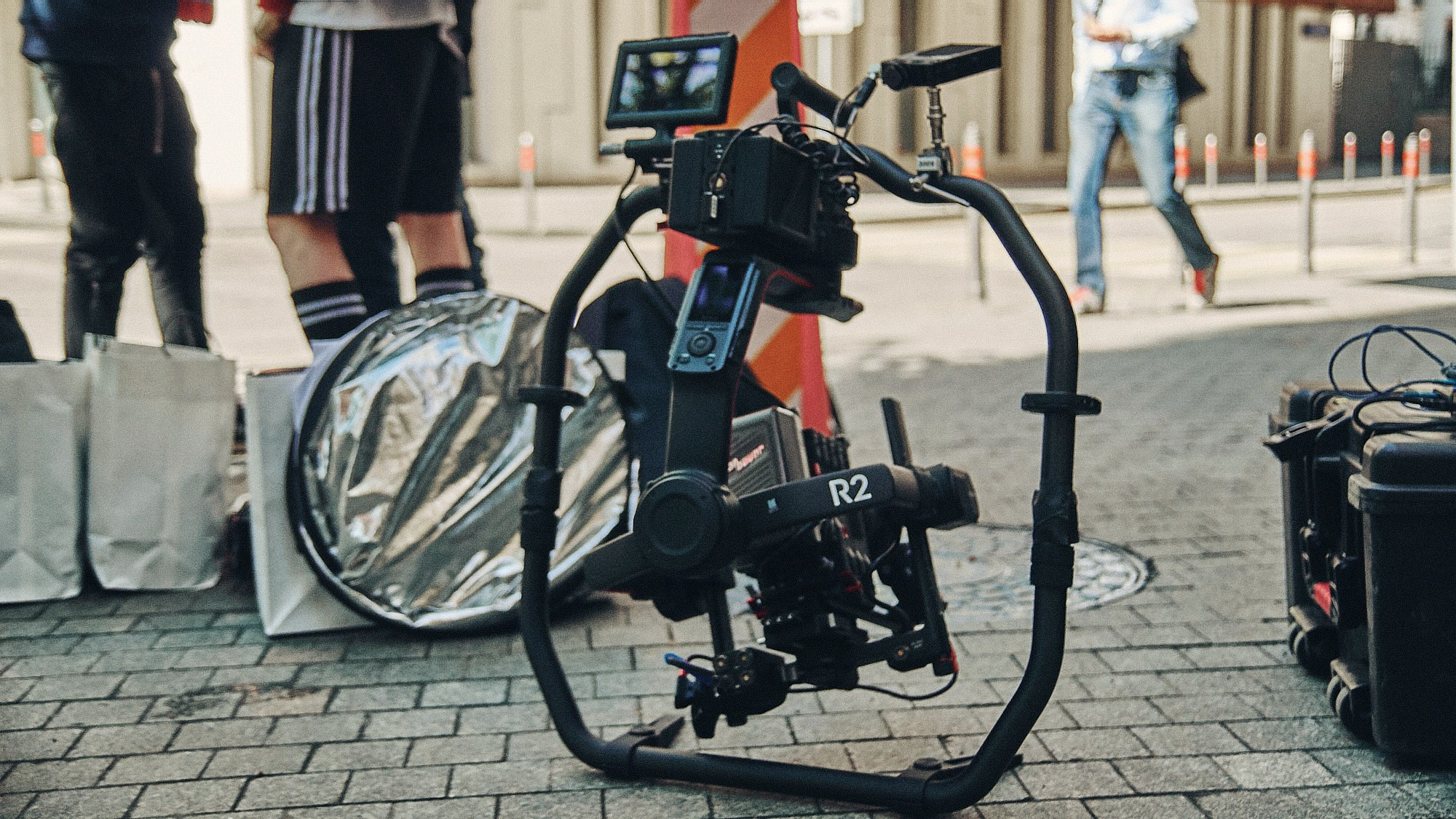 артисты и команда — процесс съёмки