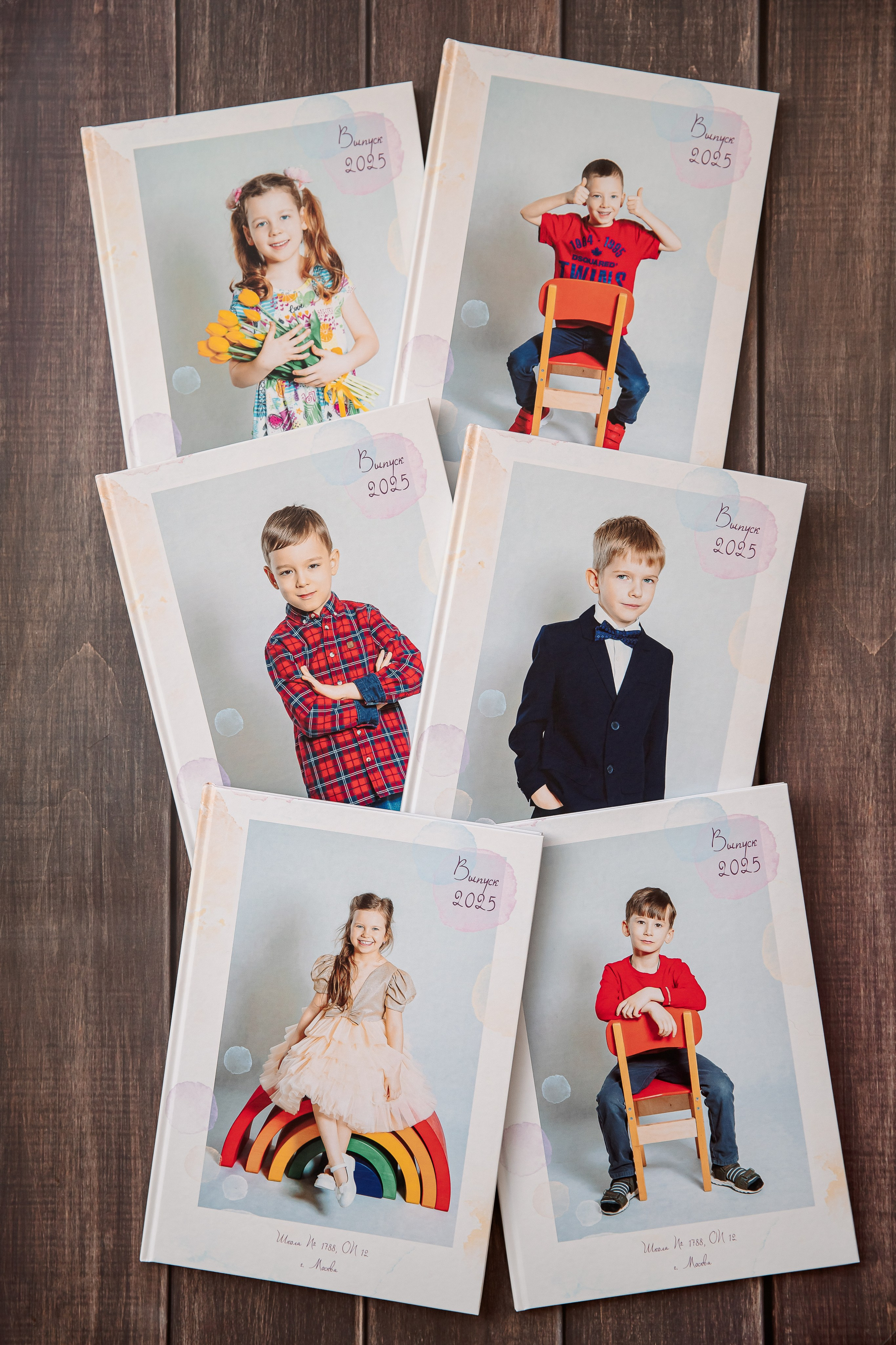 Альбомы дет. сад (макет Акварель). Семейный и детский фотограф в Москве Тихонова Ксения