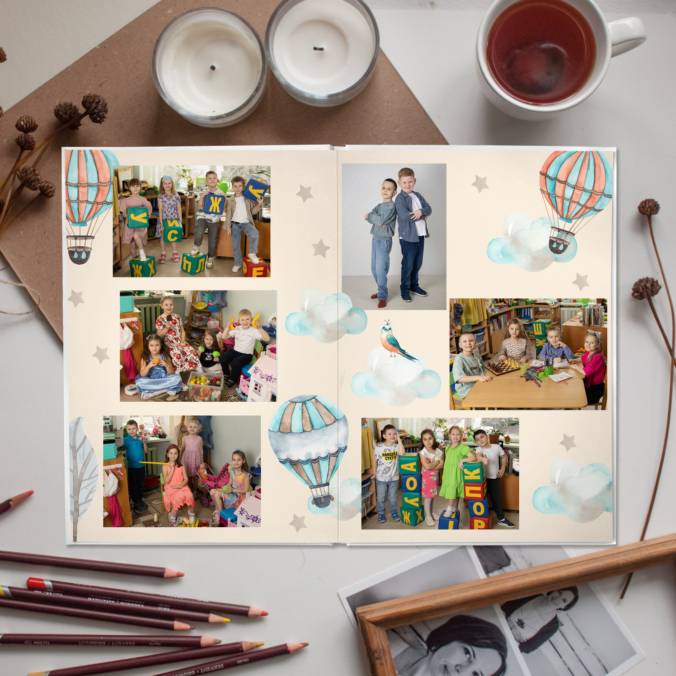 Альбом на 4 разворота. Семейный, школьный фотограф в Нижнем Новгороде Елена Сентюрева