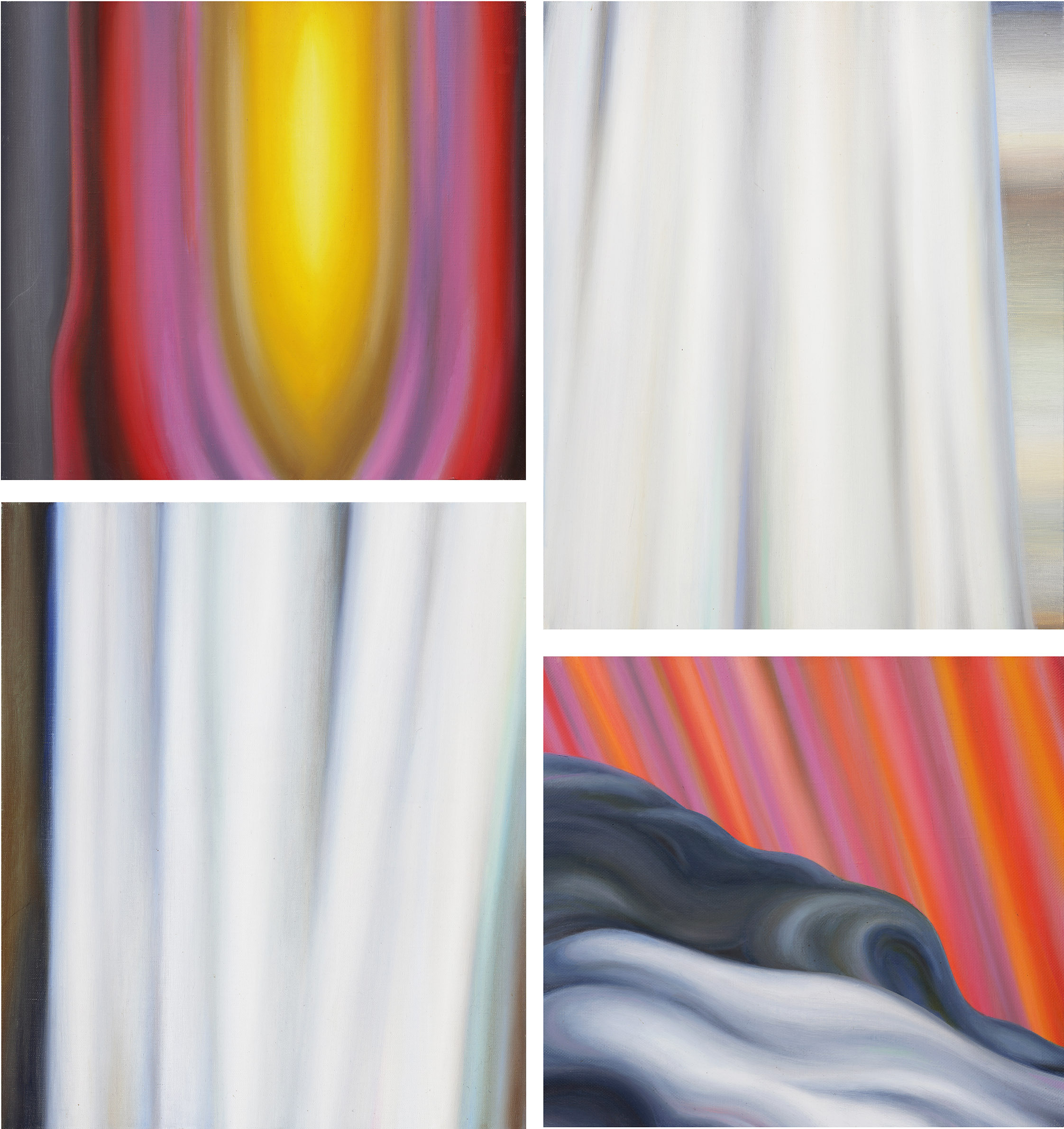 Художник Алексей Максимов. Живопись. Холст, масло. Тетраптих, Стихии, 2019.