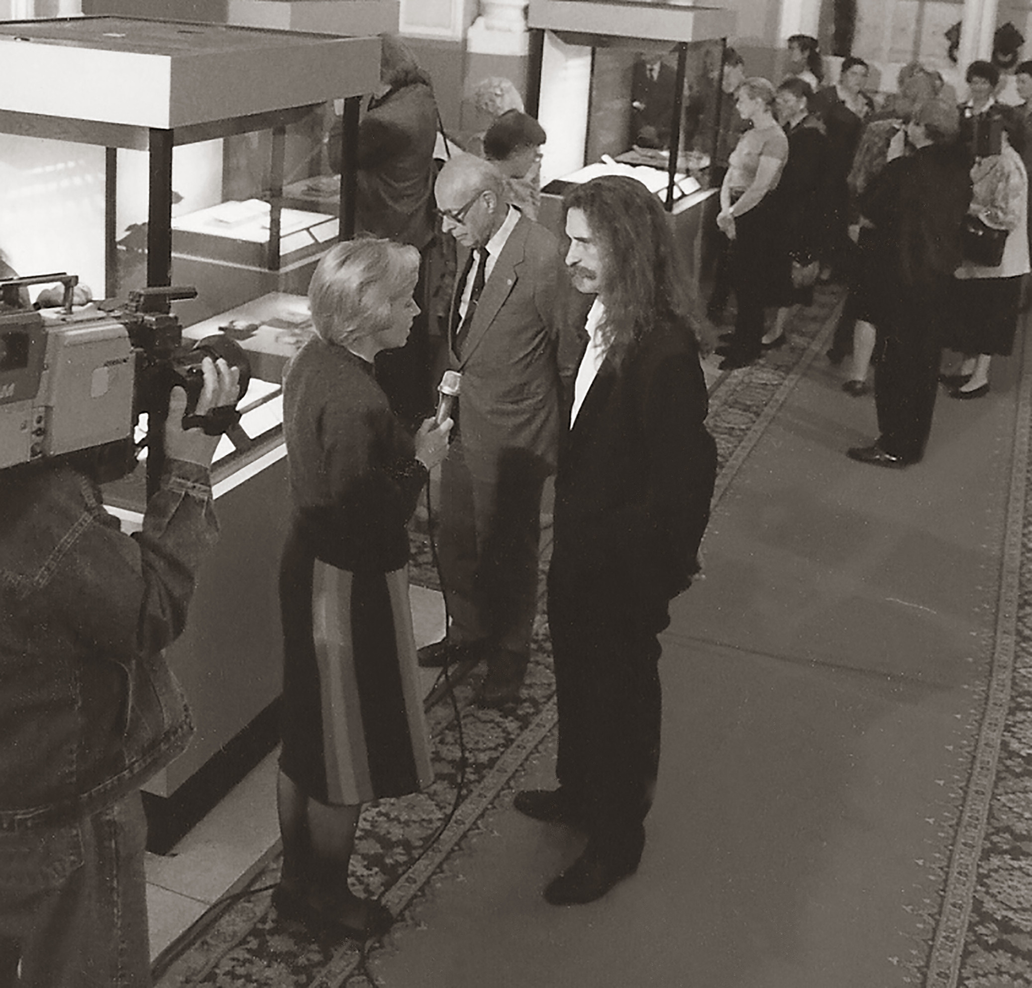 Интервью на открытии персональной выставки, Москва, Кремль, Оружейная Палата,   1994