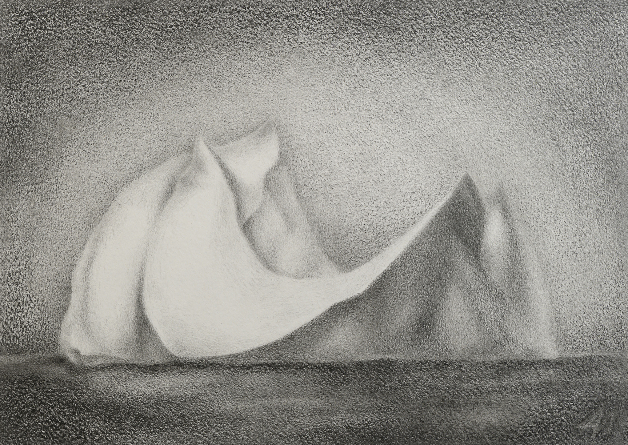 Посвящение художнику Инне Олевской. Художник Алексей Максимов. Чаша, 2021, бумага, графитовый карандаш  