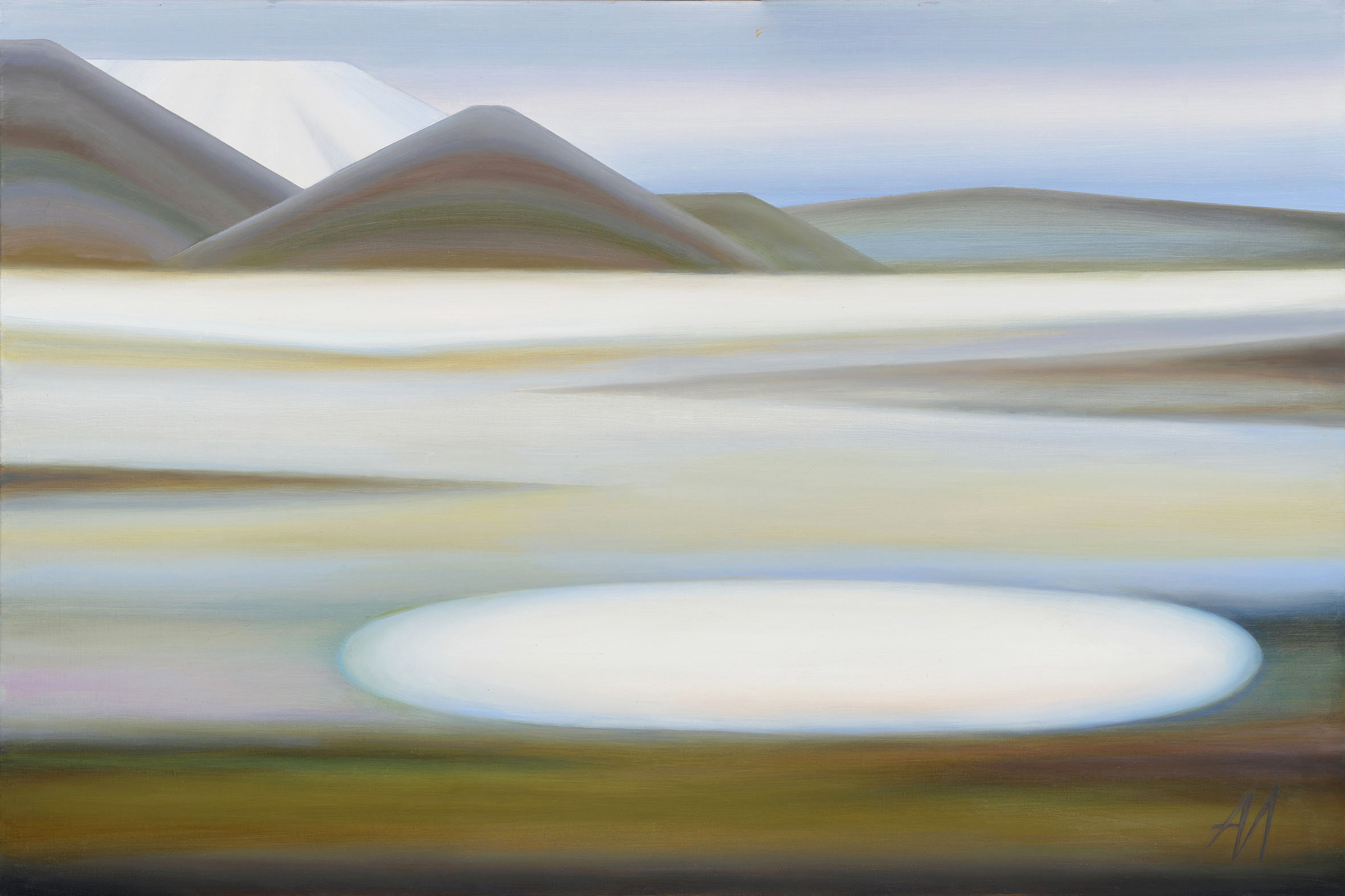 Художник Алексей Максимов. Живопись. Холст, масло.  Озеро.