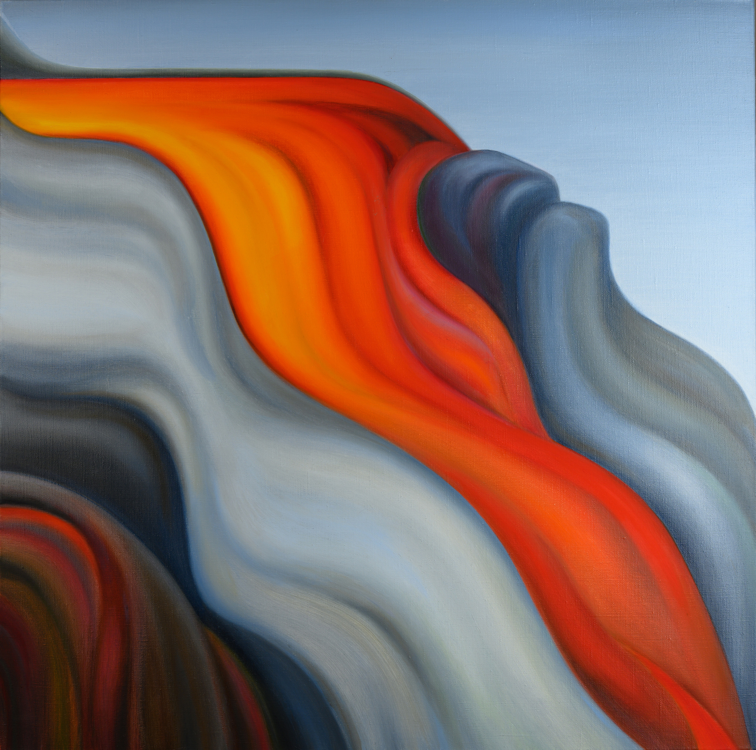 Художник Алексей Максимов. Живопись. Холст, масло. Лава, 2020.