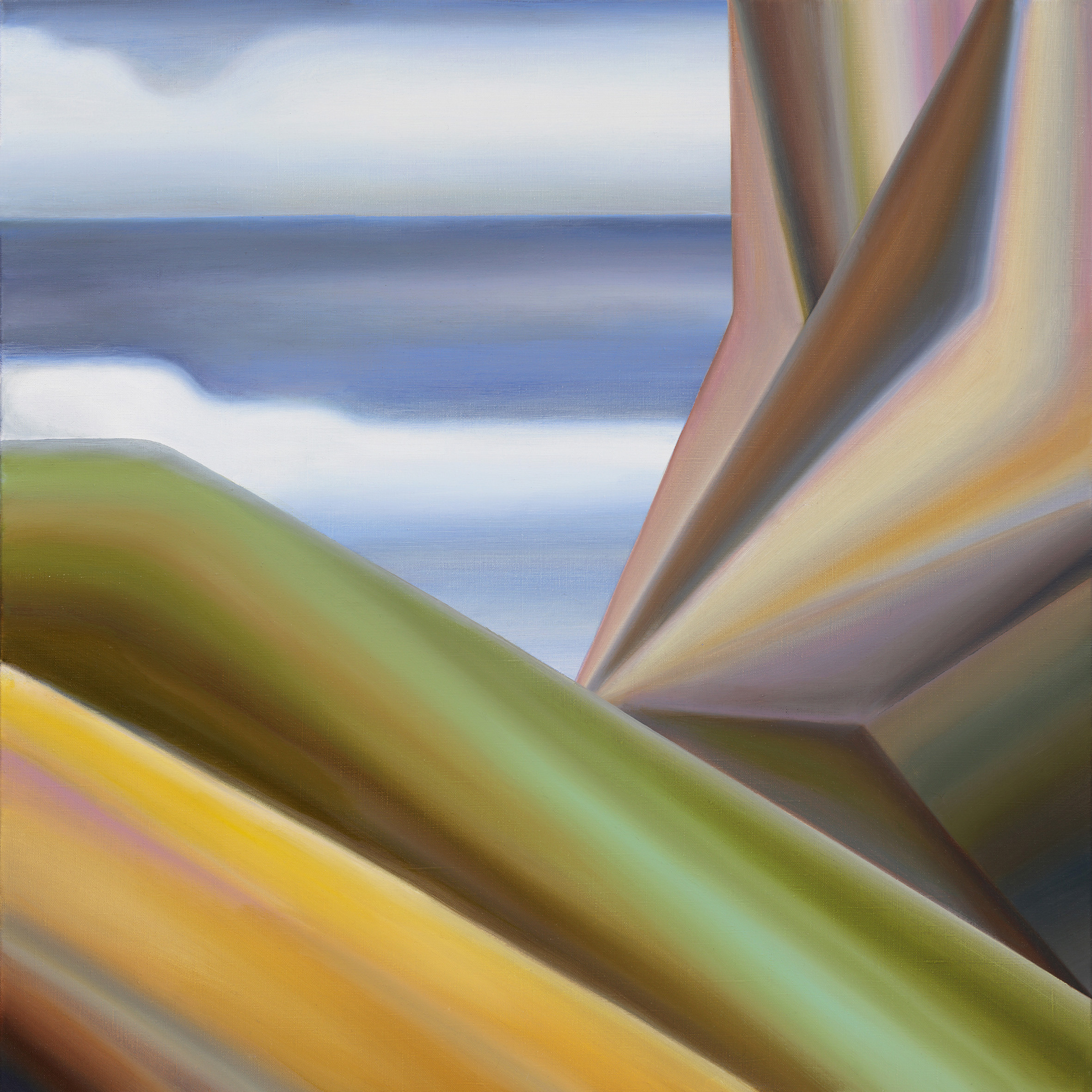 Художник Алексей Максимов. Живопись. Холст, масло. Утёс, 2020.