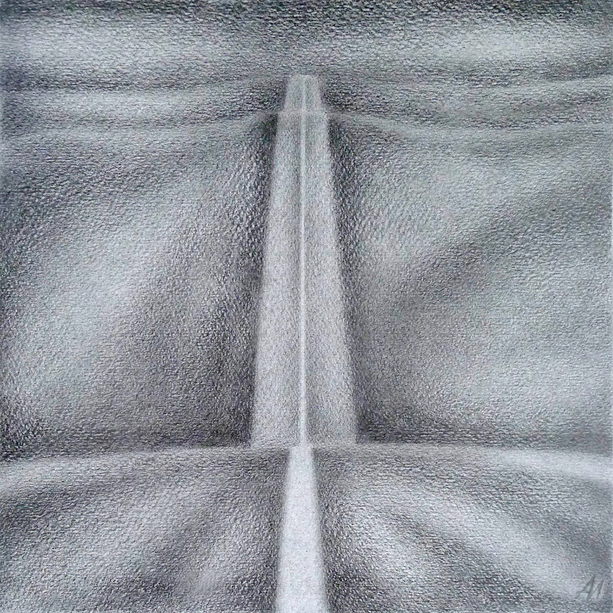 Художник Алексей Максимов. Путь (вариант), 2021, бумага, графитовый карандаш