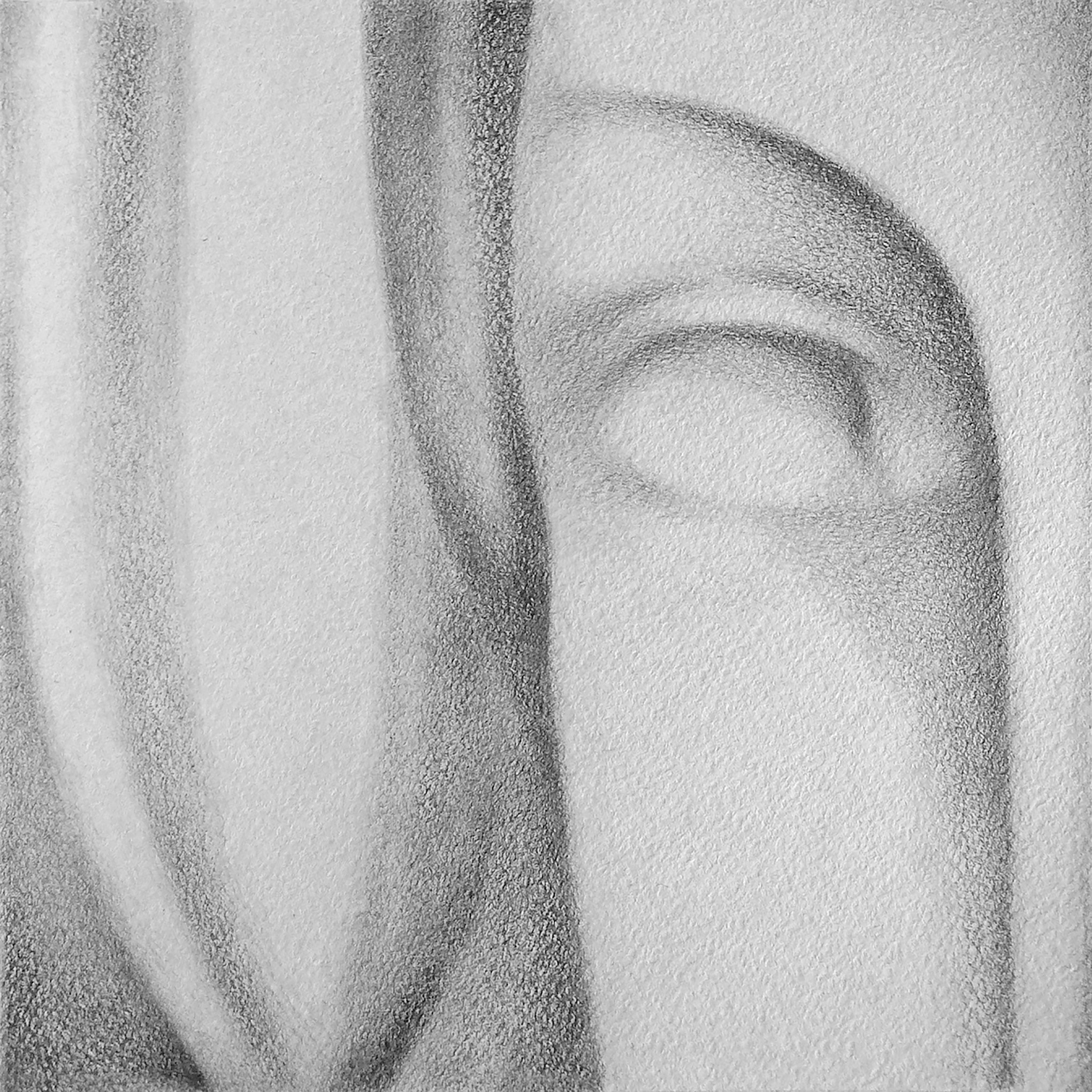 Художник Алексей Максимов. Водопад, 2020, бумага, графитовый карандаш