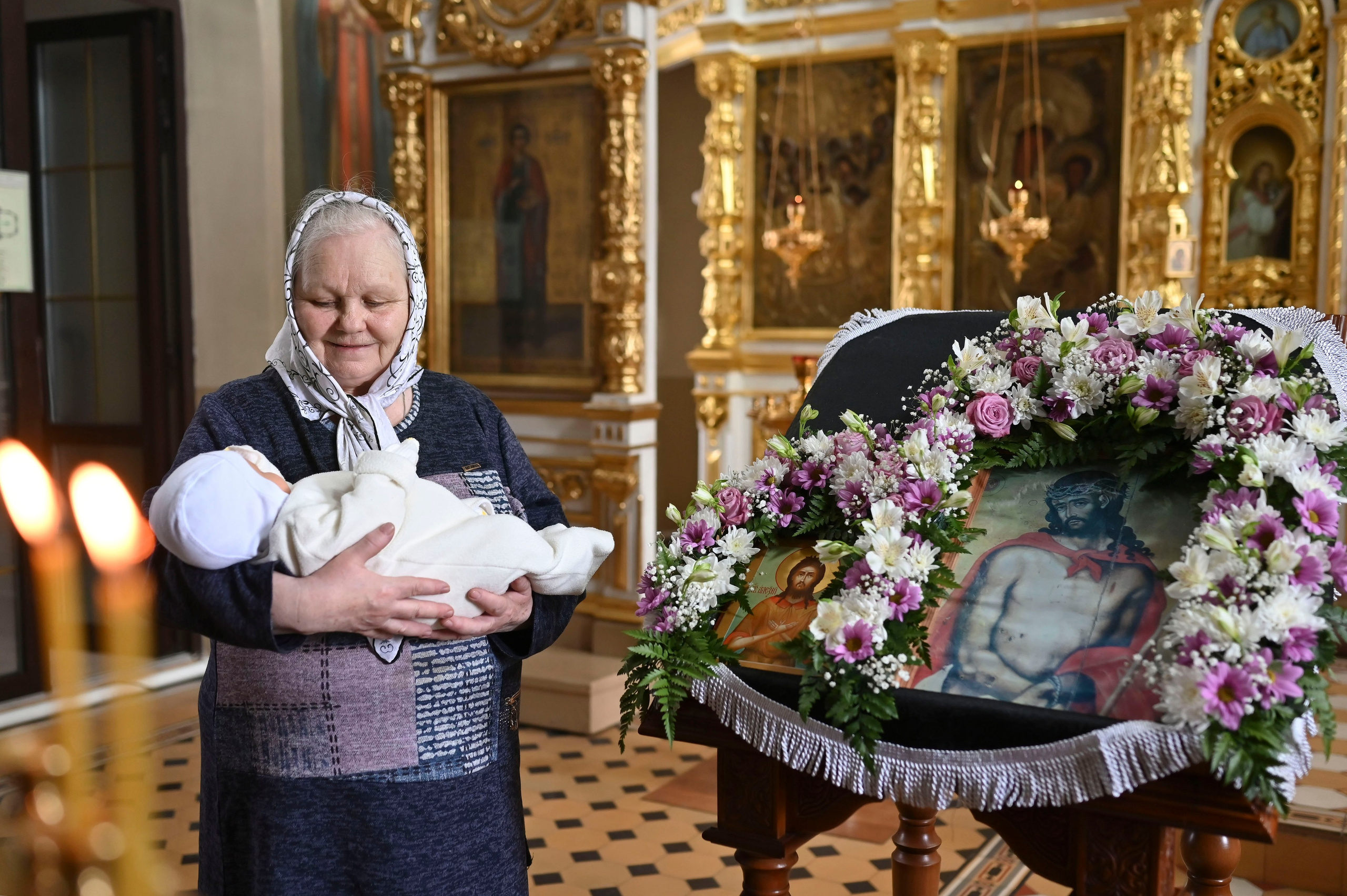 Крещение Эмилии. Семейный фотограф в г. Воскресенск Наталия Молева