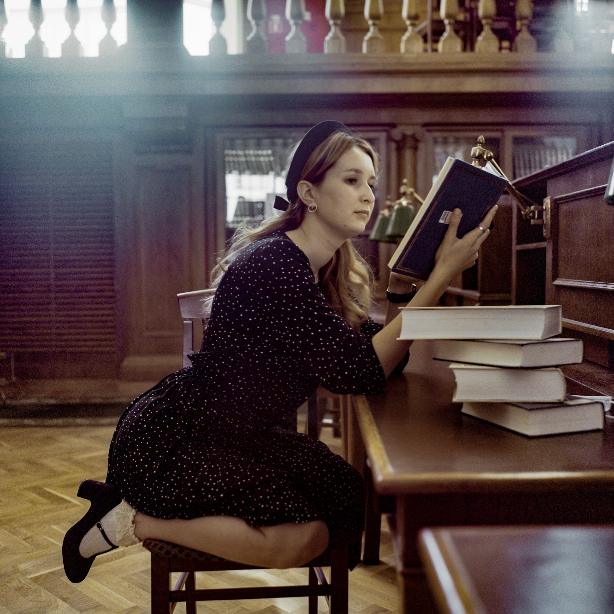 Дарья в РГБ. Никита Колеганов — фотограф