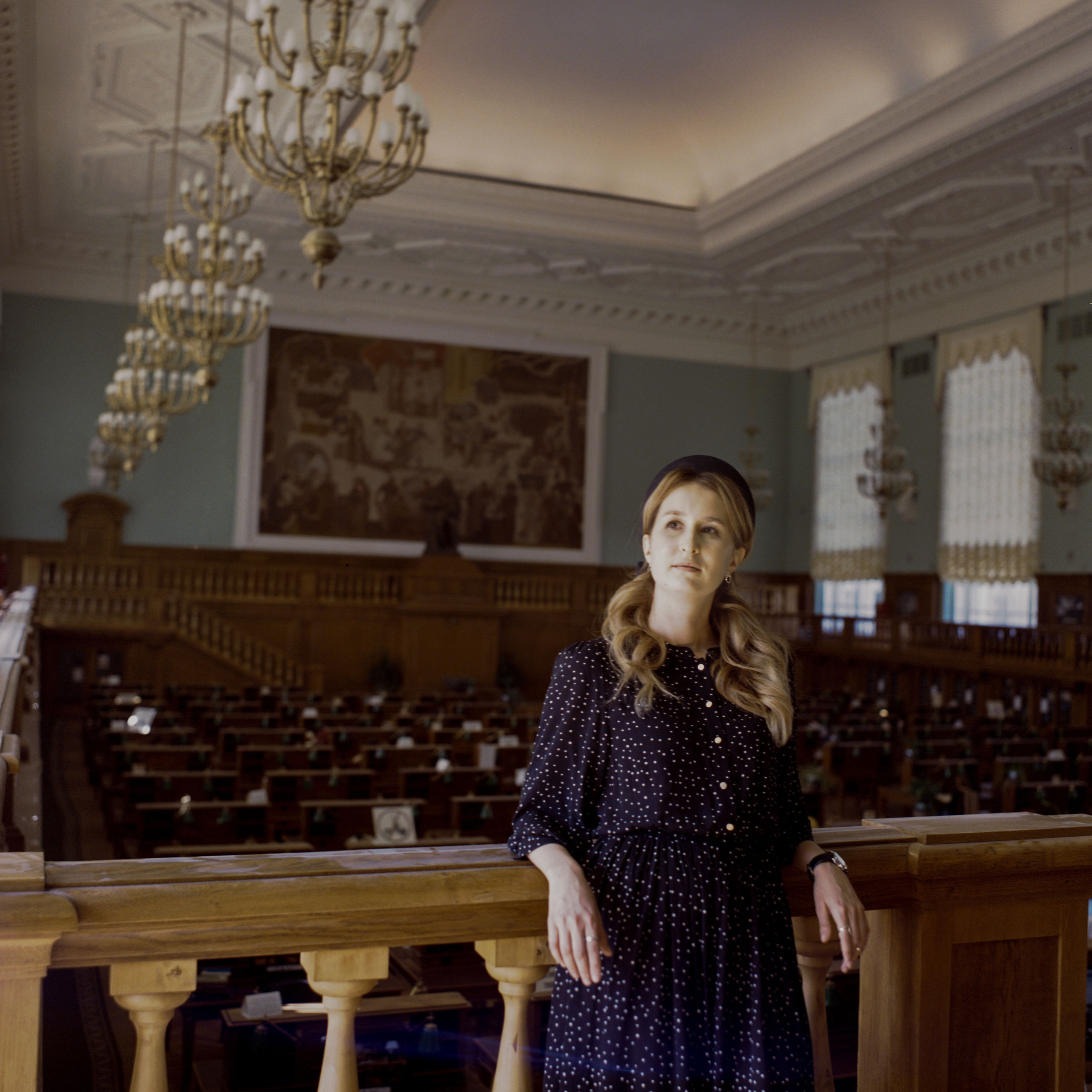 Дарья в РГБ. Никита Колеганов — фотограф