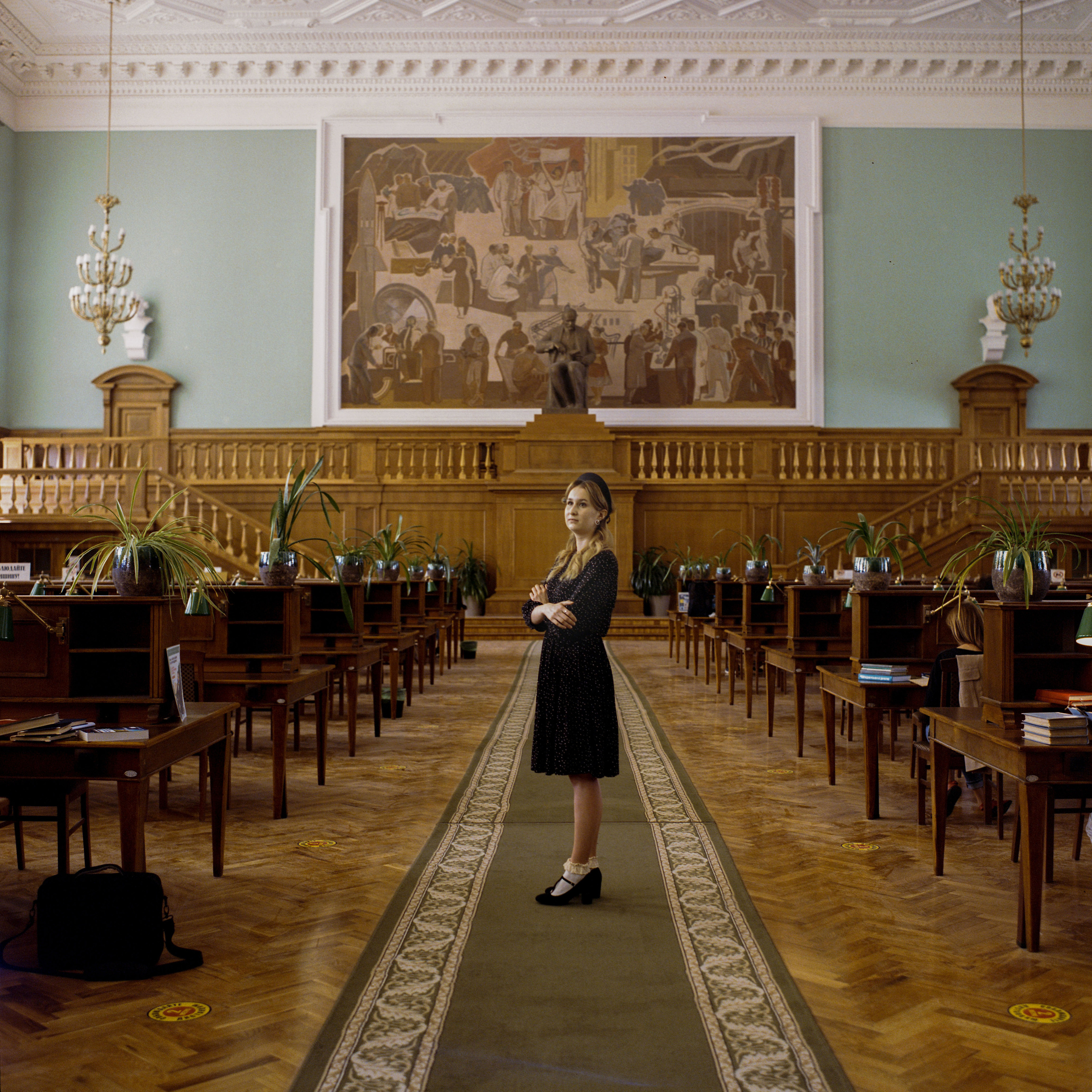 Дарья в РГБ. Никита Колеганов — фотограф