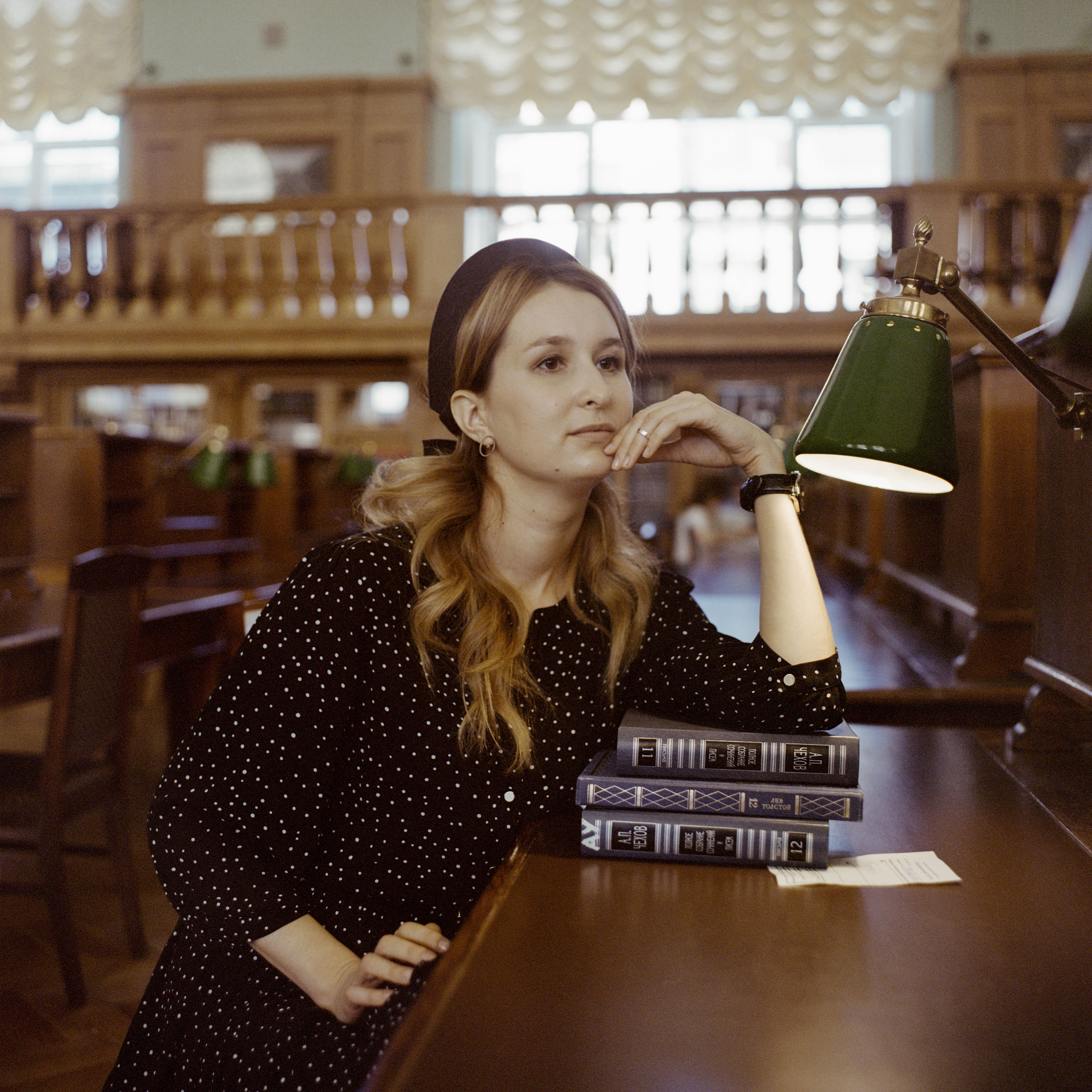 Дарья в РГБ. Никита Колеганов — фотограф