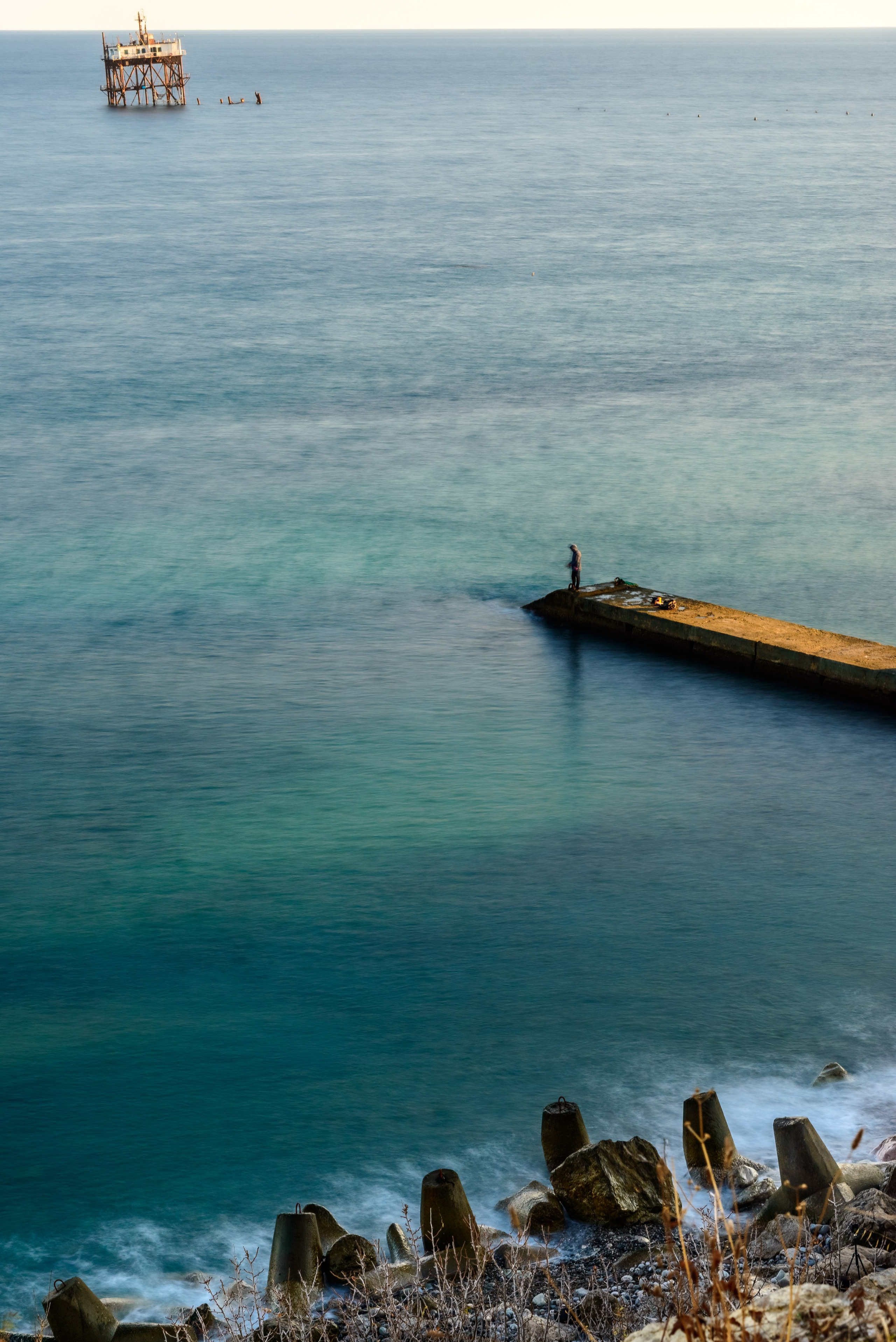 Побережье Чёрного моря в окрестностях Ялты.