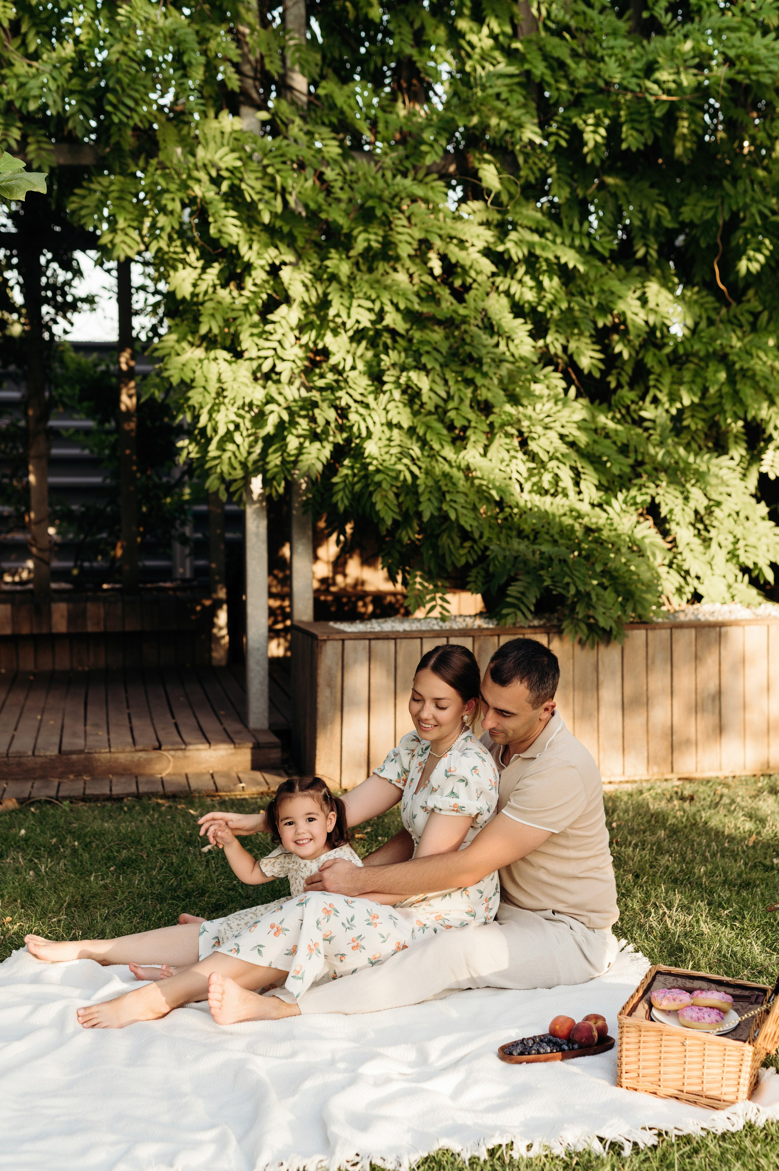 Катя с семьей. Фотограф в Краснодаре Скубицкая Альбина