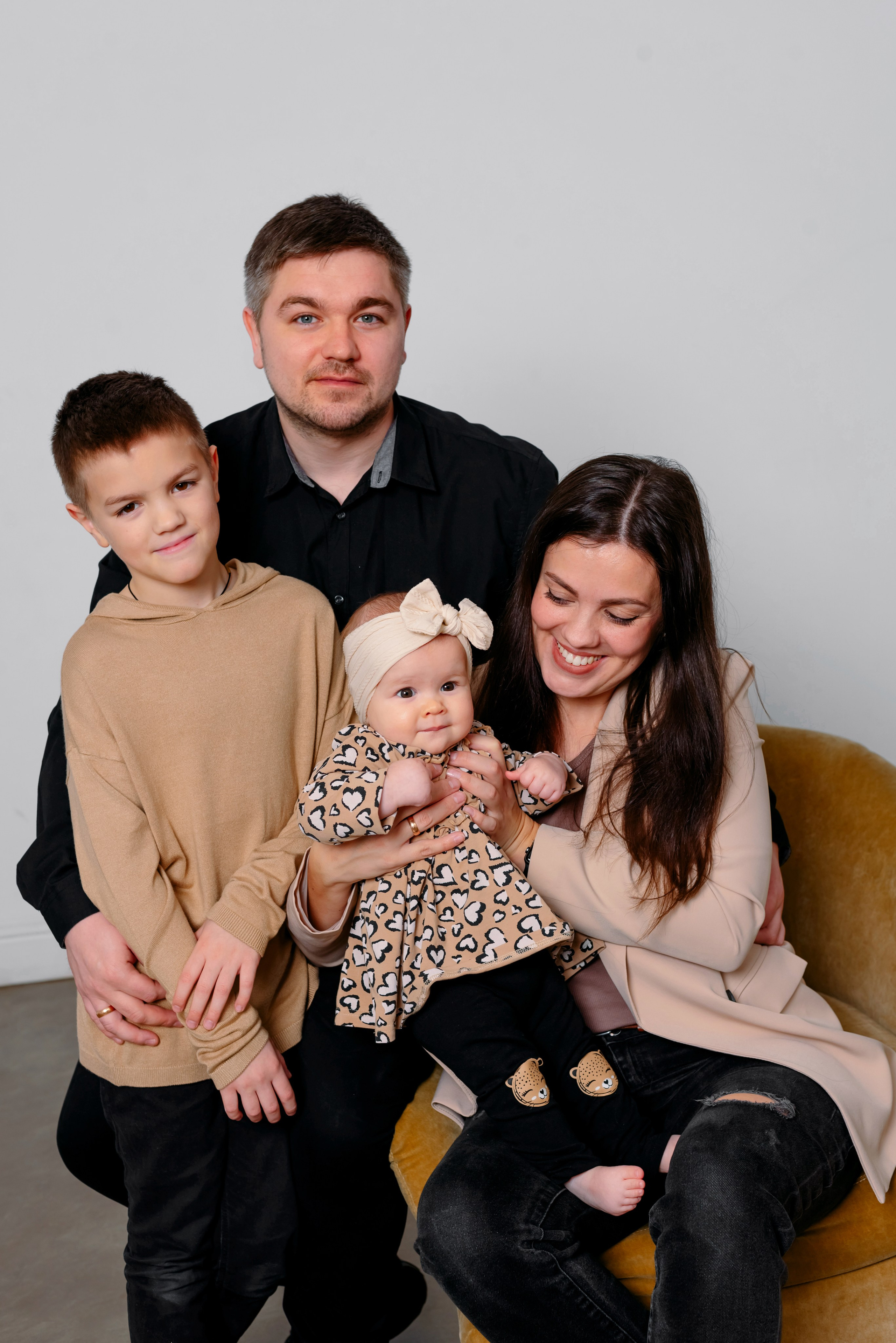 Фотосессия большой семьи. Фотограф Юлия Кондратьева