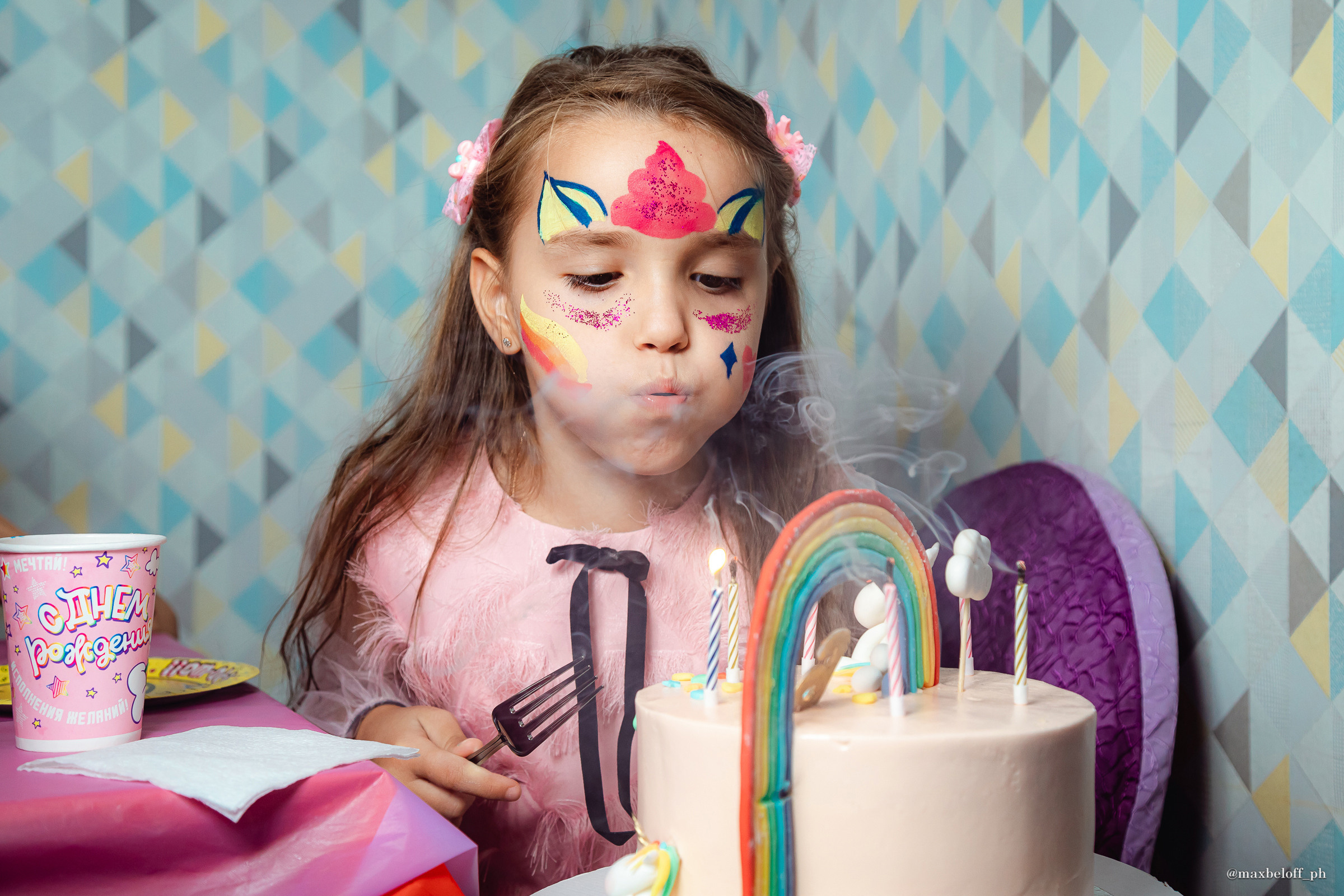 День рождения Миланы в детском центре 3/9 Царство. Семейный фотограф — Макс Белогрудов