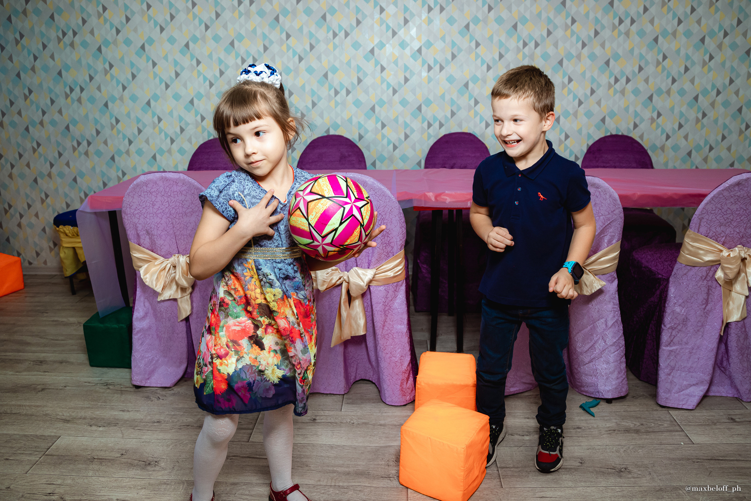 День рождения Миланы в детском центре 3/9 Царство. Семейный фотограф — Макс Белогрудов