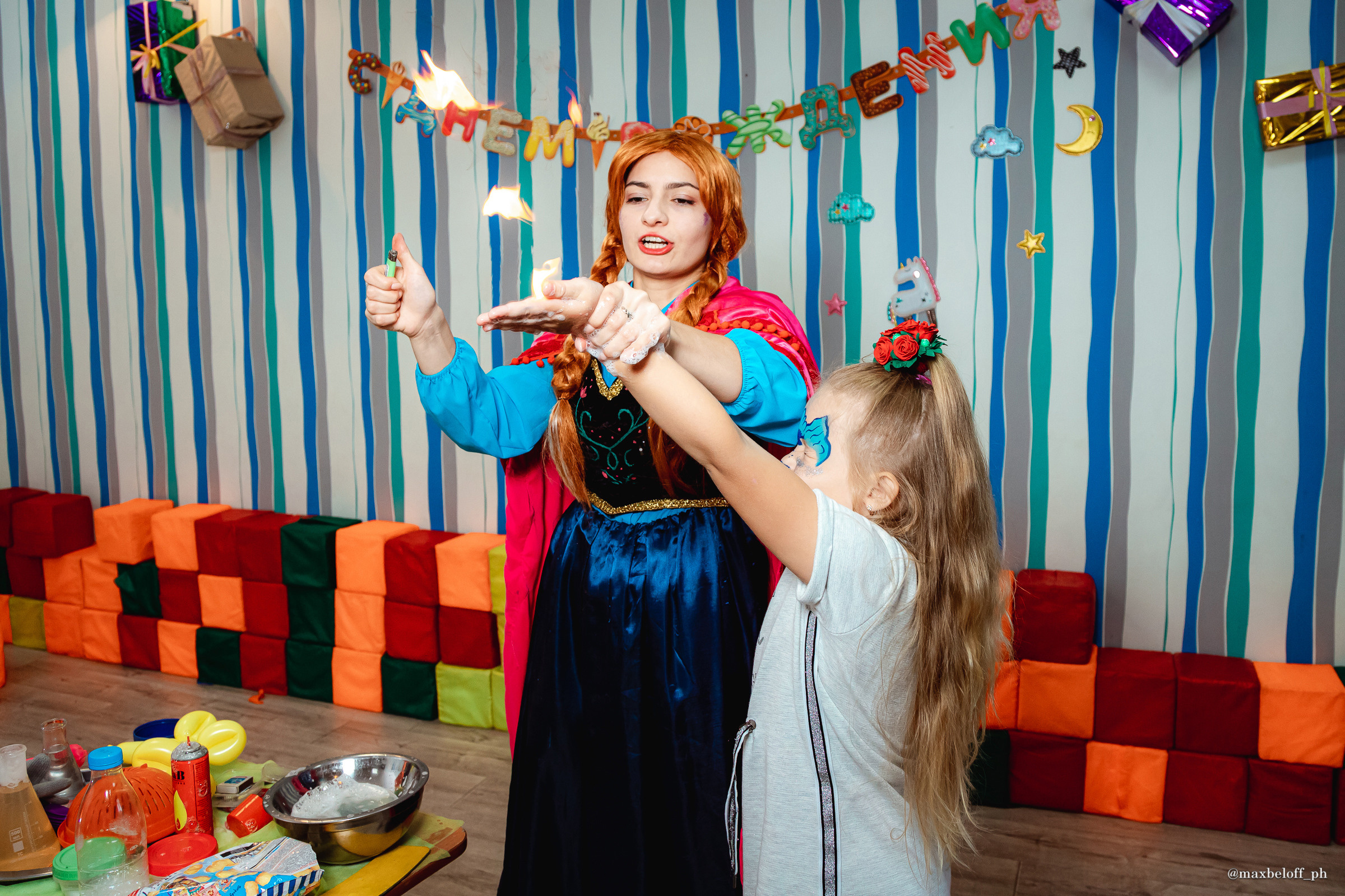 День рождения Миланы в детском центре 3/9 Царство. Семейный фотограф — Макс Белогрудов