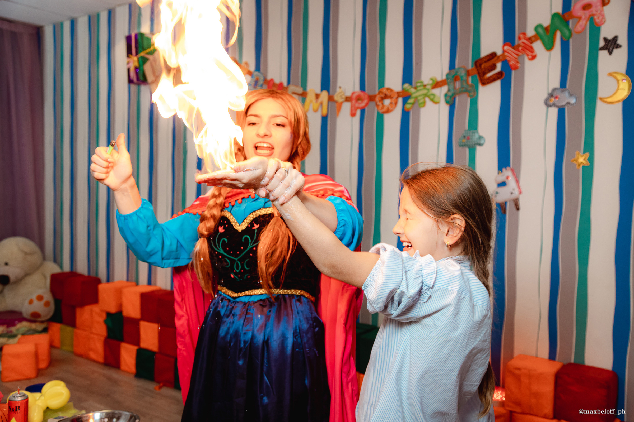 День рождения Миланы в детском центре 3/9 Царство. Семейный фотограф — Макс Белогрудов