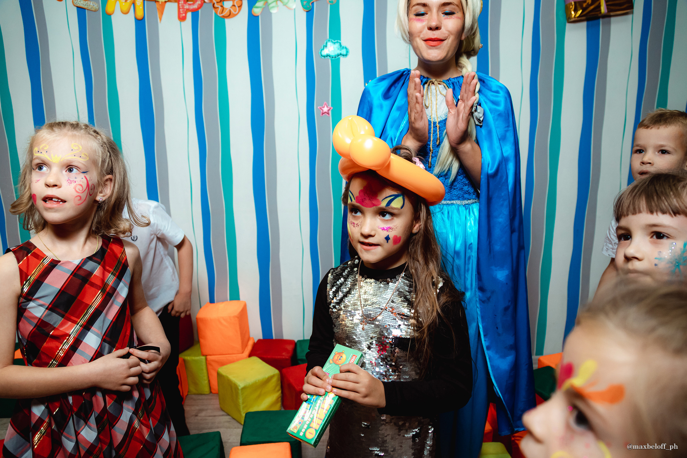 День рождения Миланы в детском центре 3/9 Царство. Семейный фотограф — Макс Белогрудов
