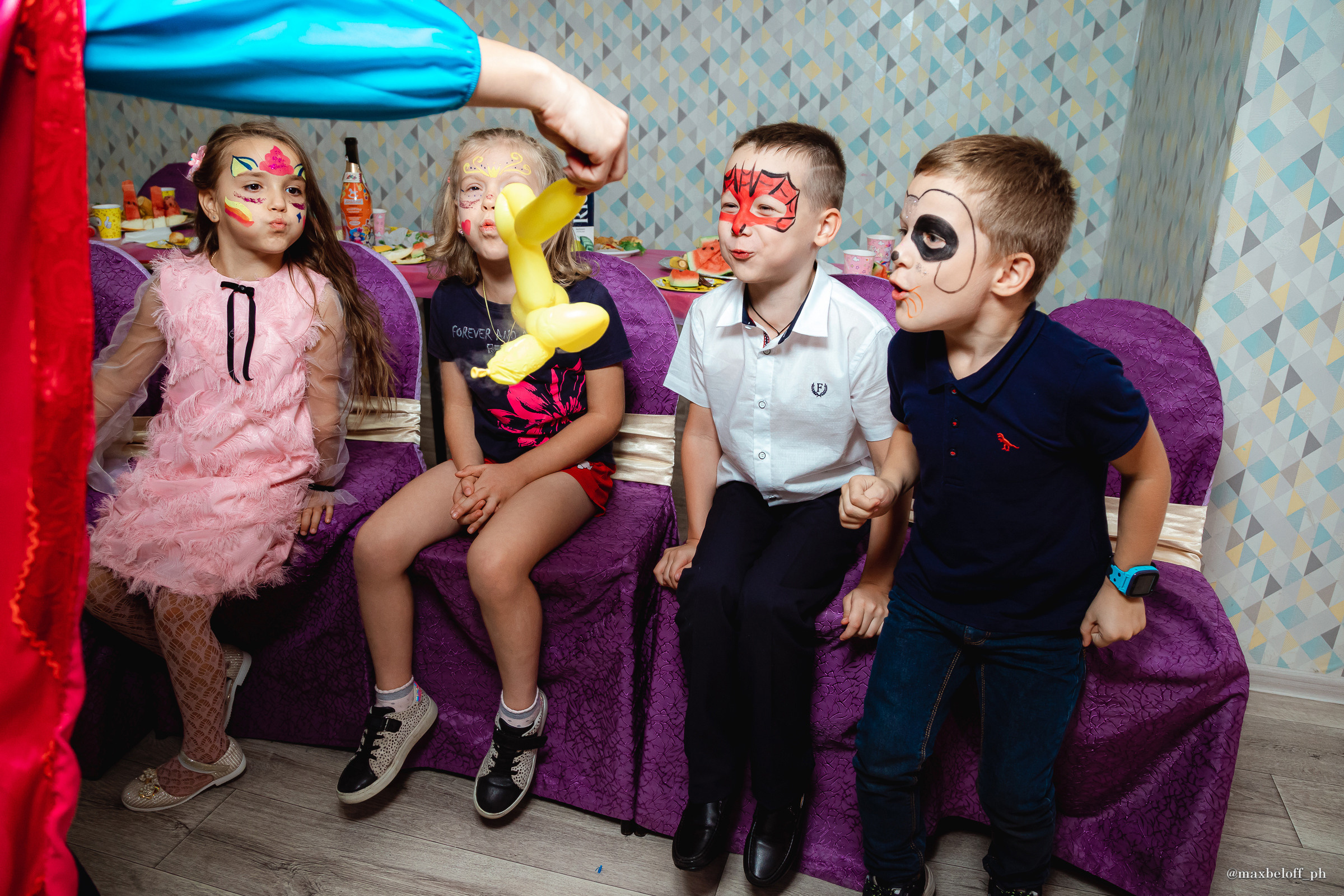 День рождения Миланы в детском центре 3/9 Царство. Семейный фотограф — Макс Белогрудов