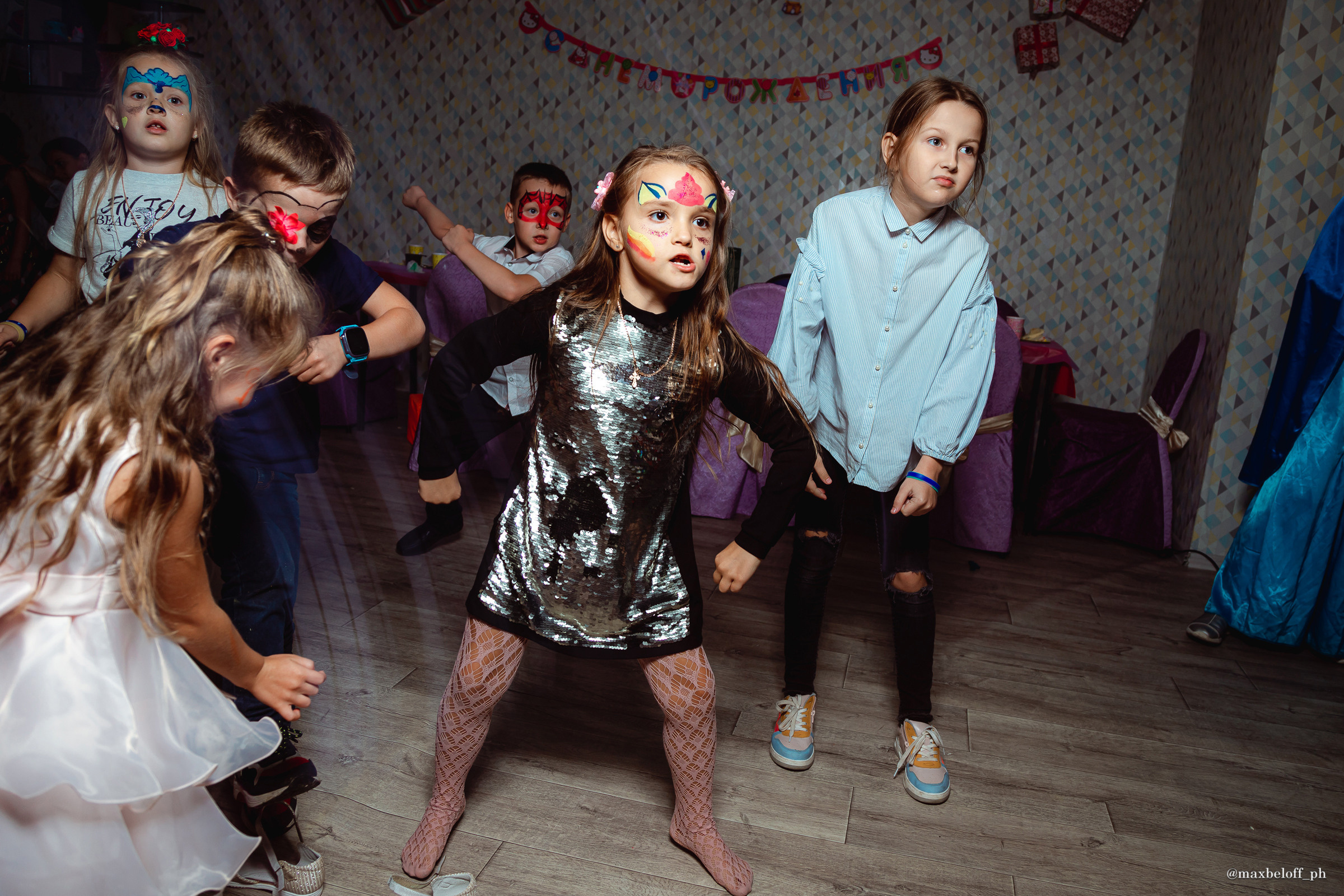 День рождения Миланы в детском центре 3/9 Царство. Семейный фотограф — Макс Белогрудов