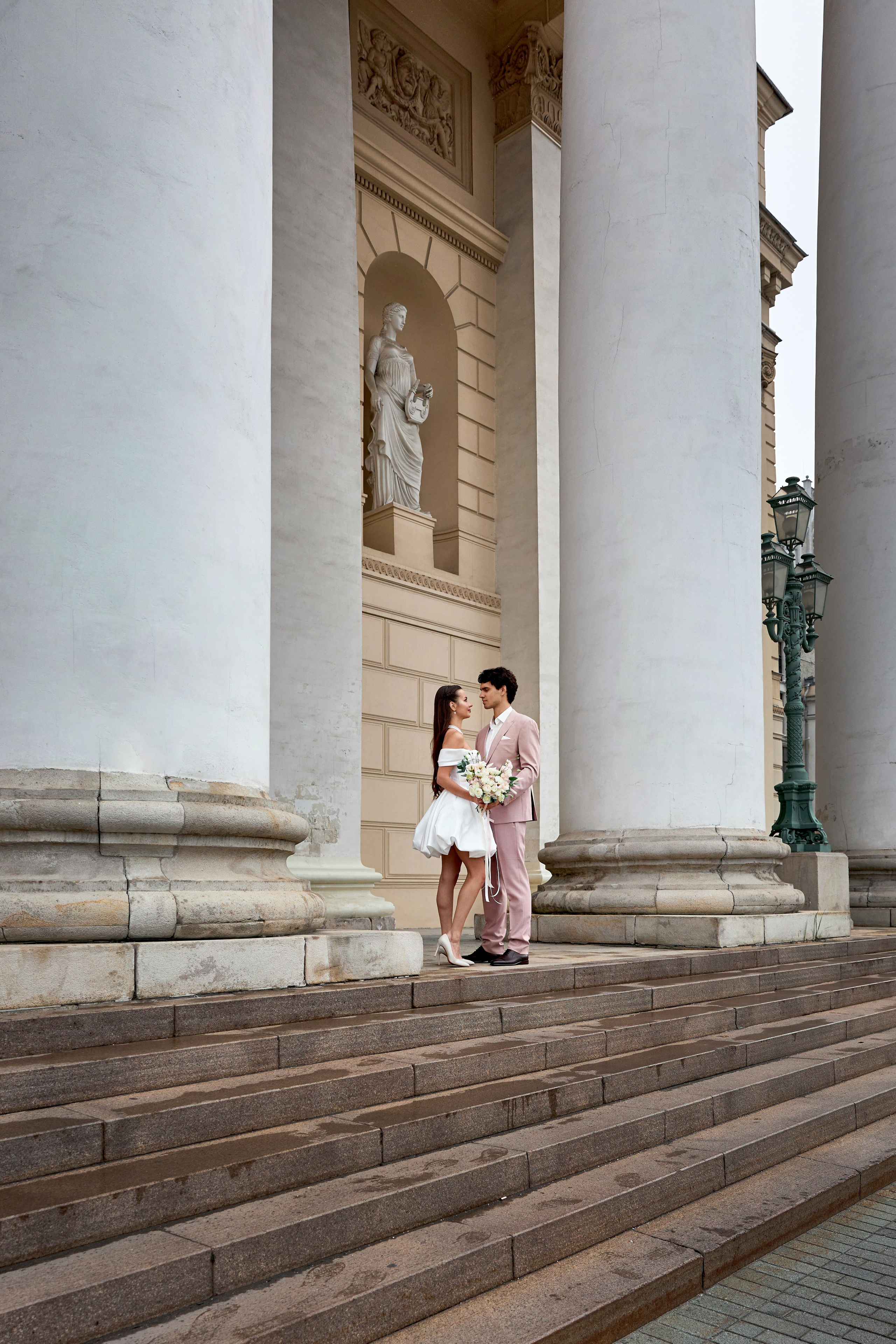 Свадебная прогулка в центре Москвы