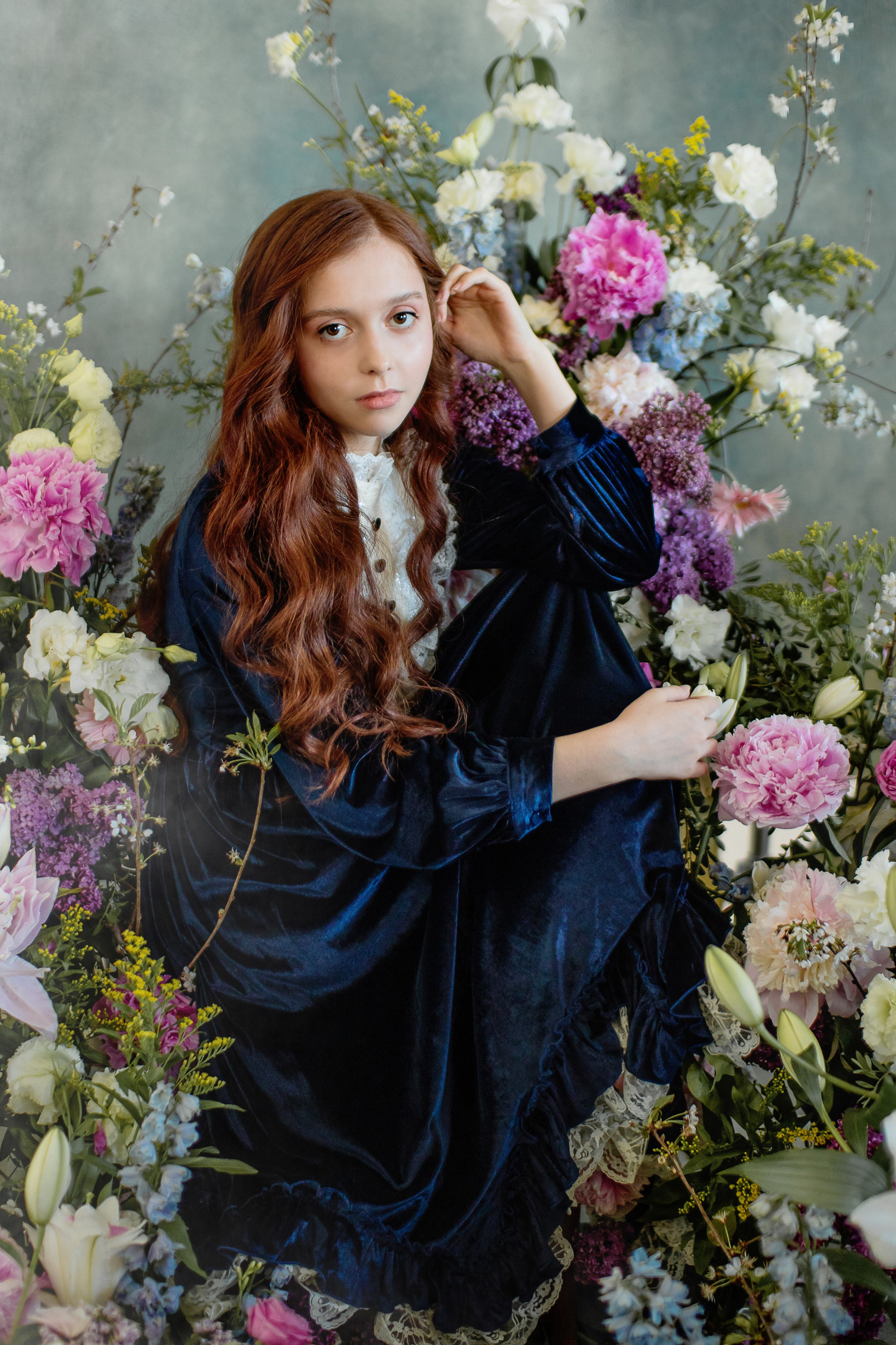 Девушка в цветах
