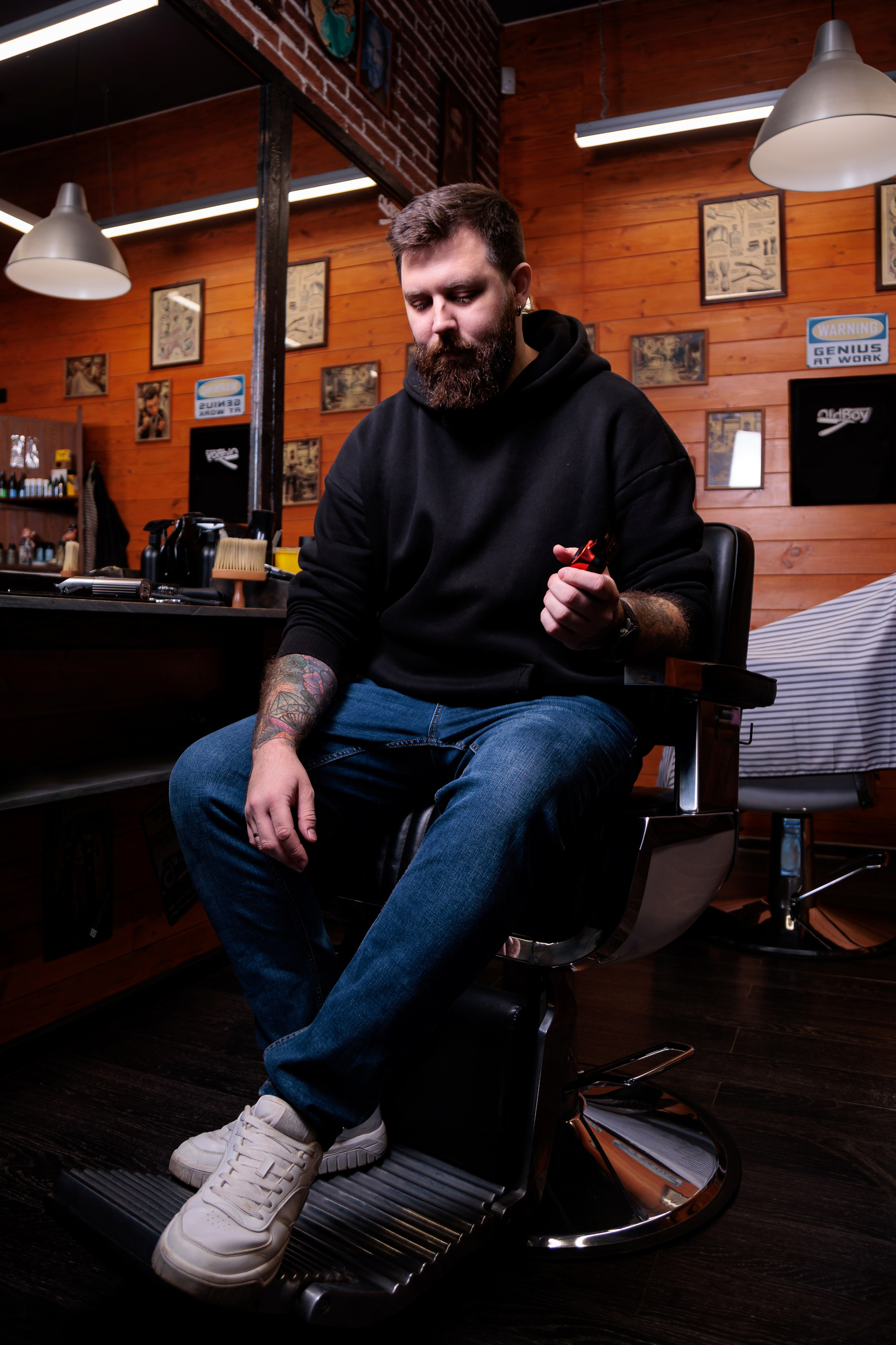 Барбершоп OldBoy. Фотограф Антон Клейнос, Владивосток