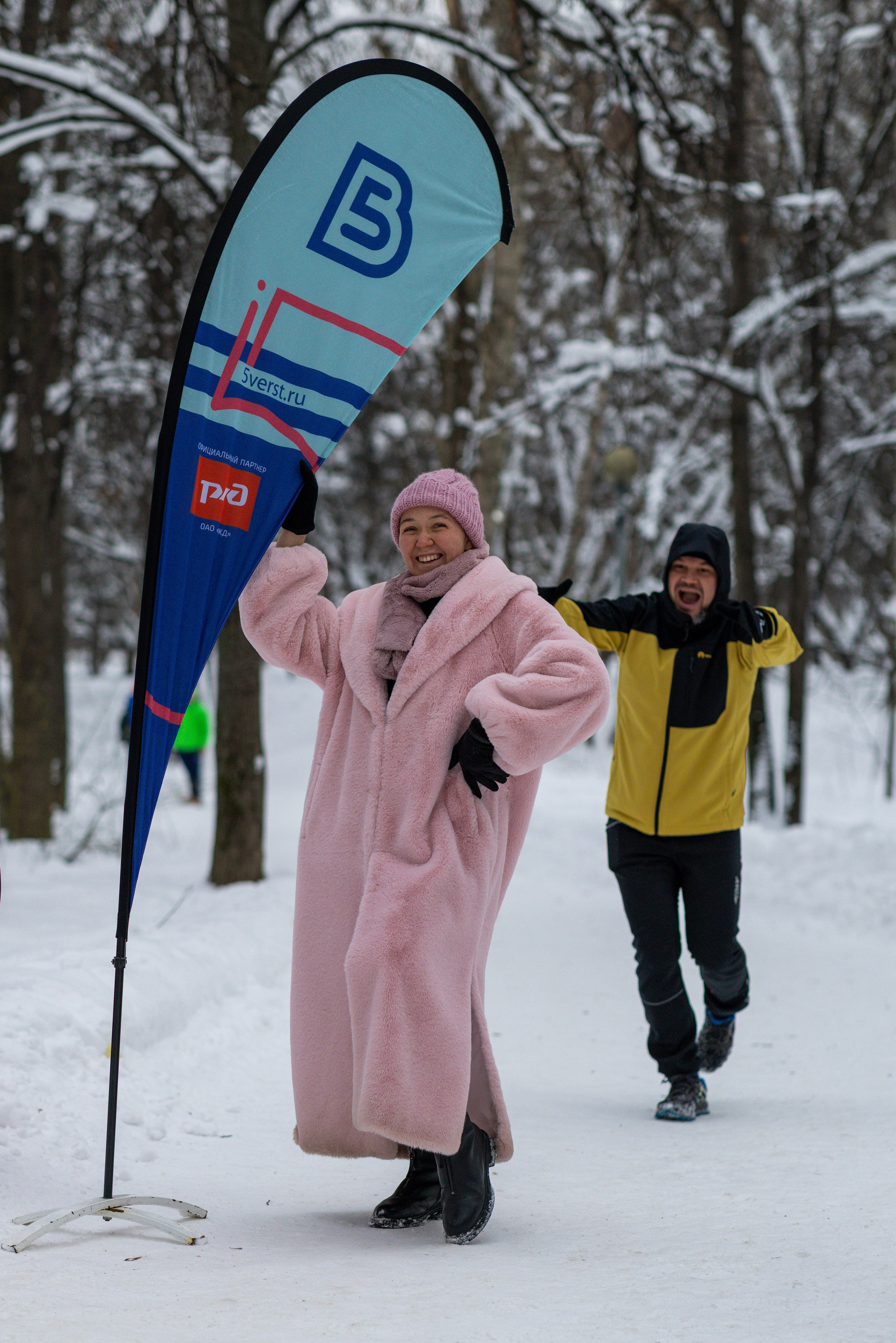 196 забег 5 вёрст в Тушино, 17.01.26. Фотограф Сергей Ловкий