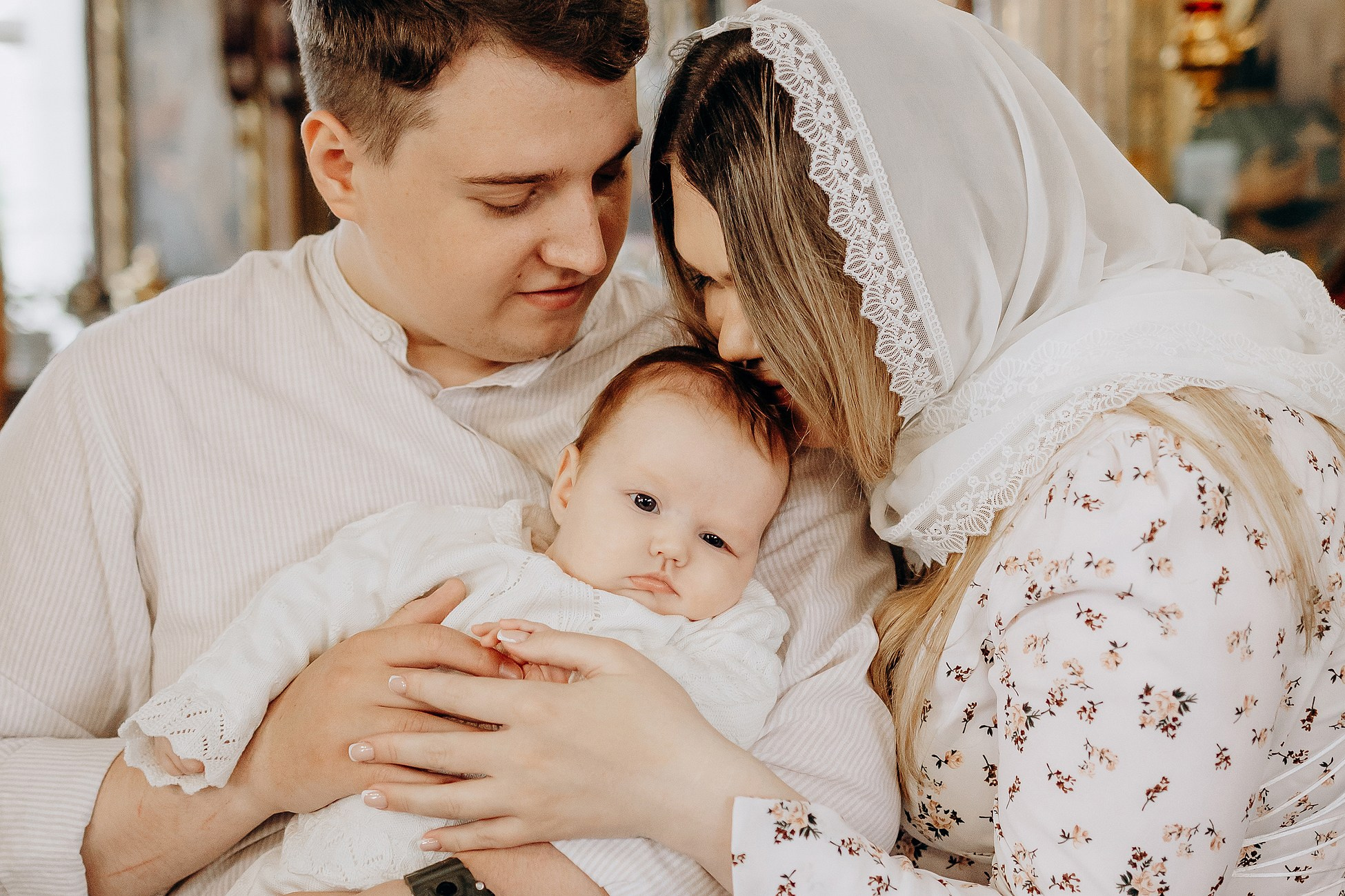 Крещение Александры. Семейный фотограф в Пензе Мария Левина