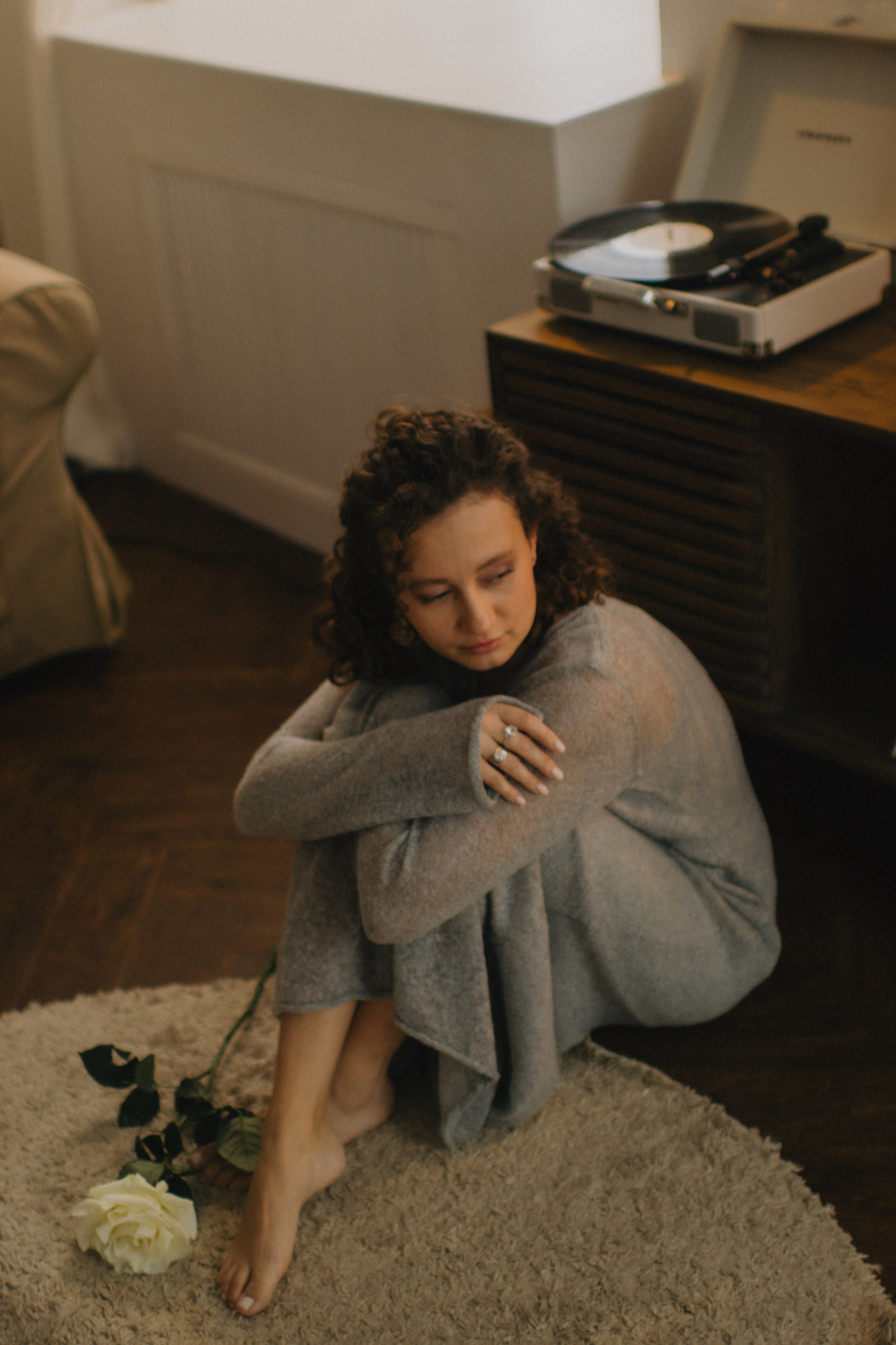 Вероника. История с одним цветком. Женский и семейный фотограф в Казани Гульназ Гизетдинова