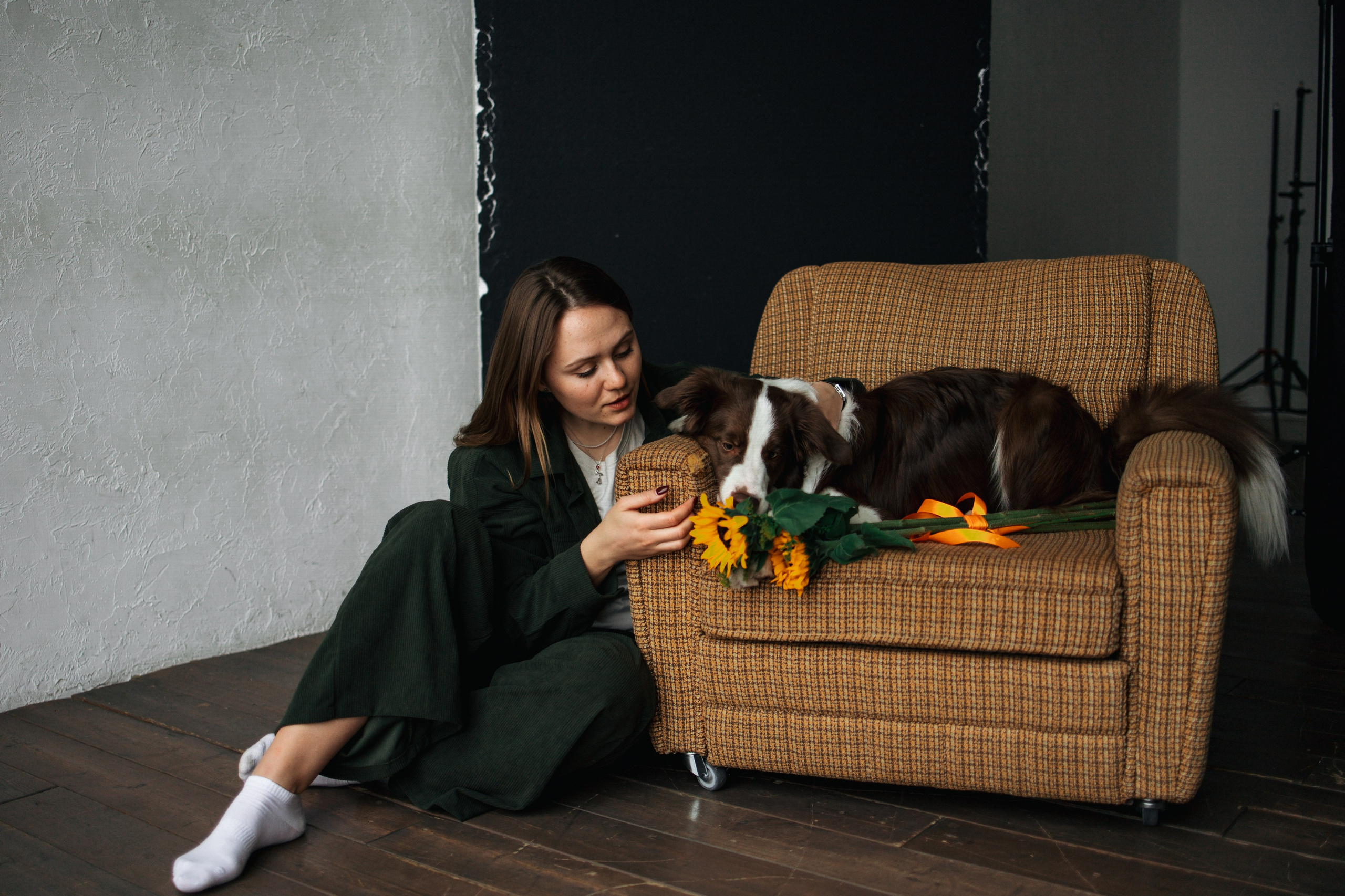 Настя и Симба. Фотограф — Анималист | Санкт-Петербург