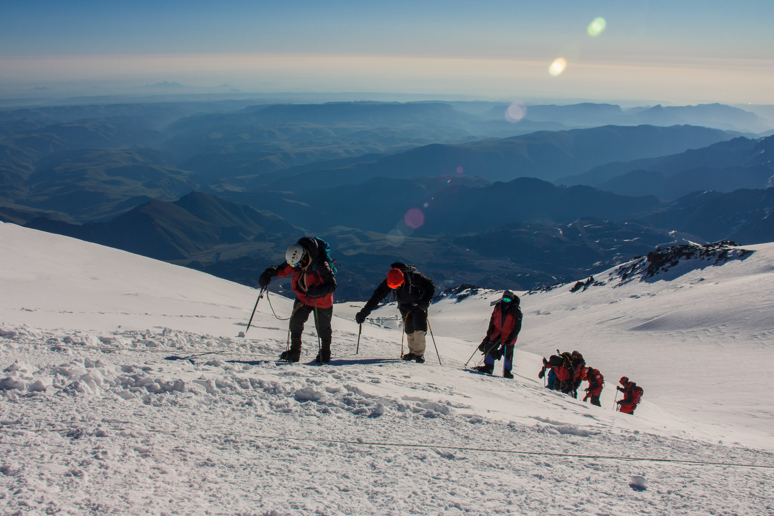 Восхождение на Эльбрус (пример съемки). Фотограф Котий Даниил