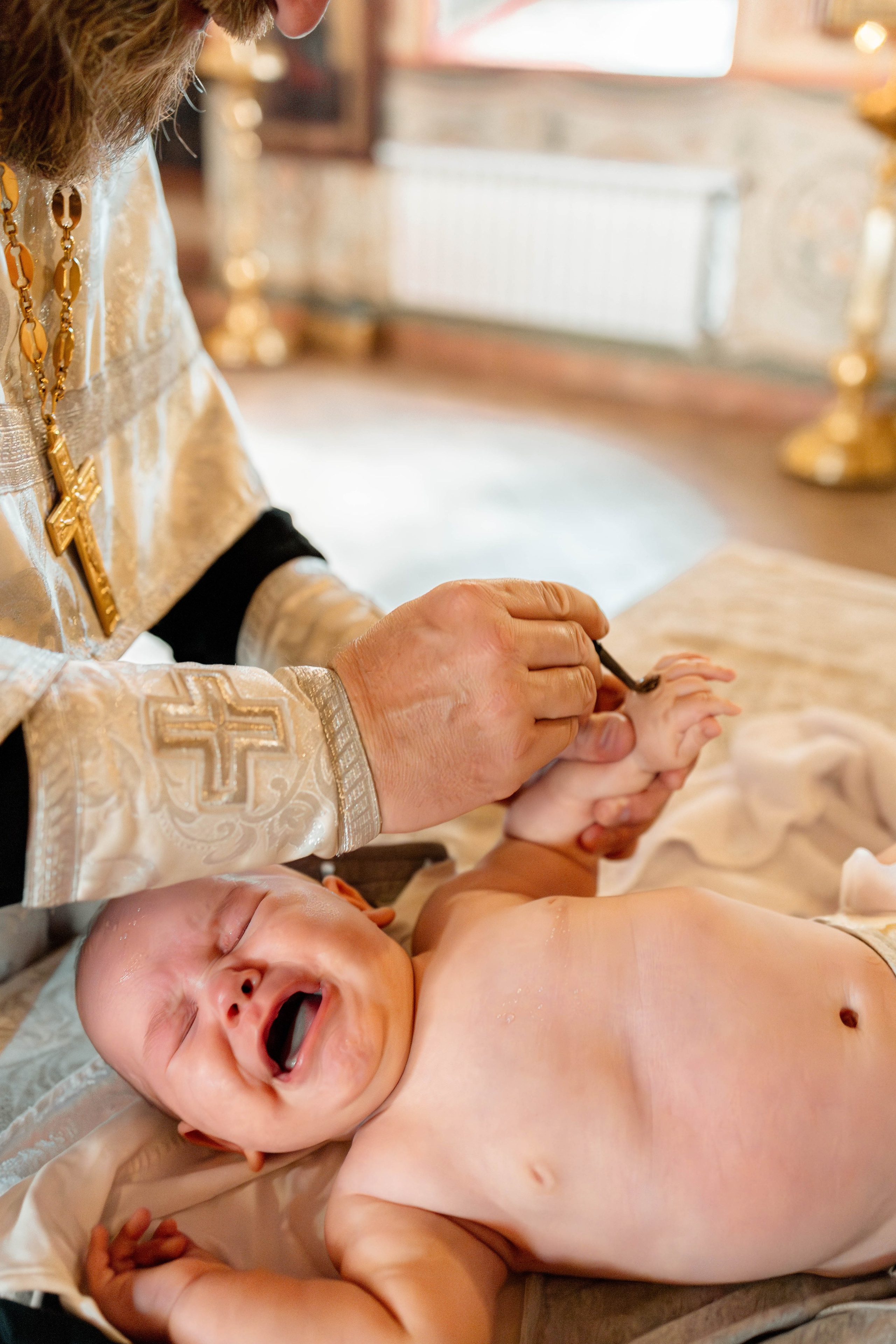 Таинство Крещения Евгения. Фотограф новорождённых Newborn Москва