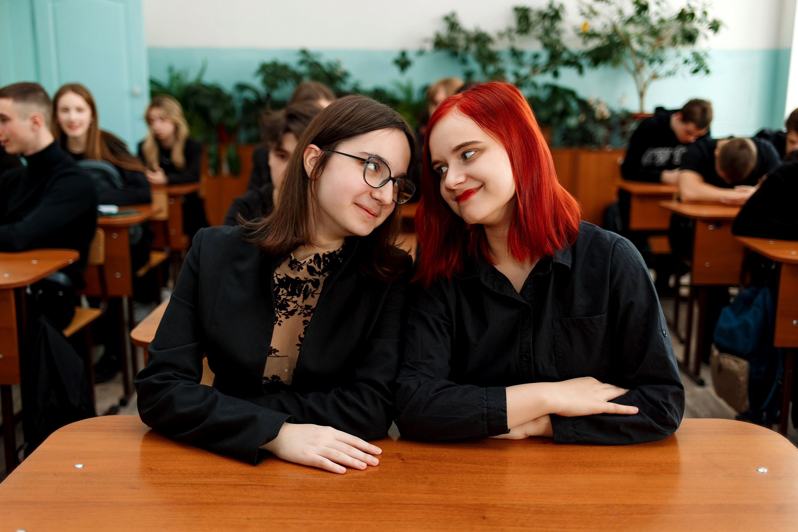 11 класс съемка в школе. Фотограф Любовь Корниенко, Примоский край