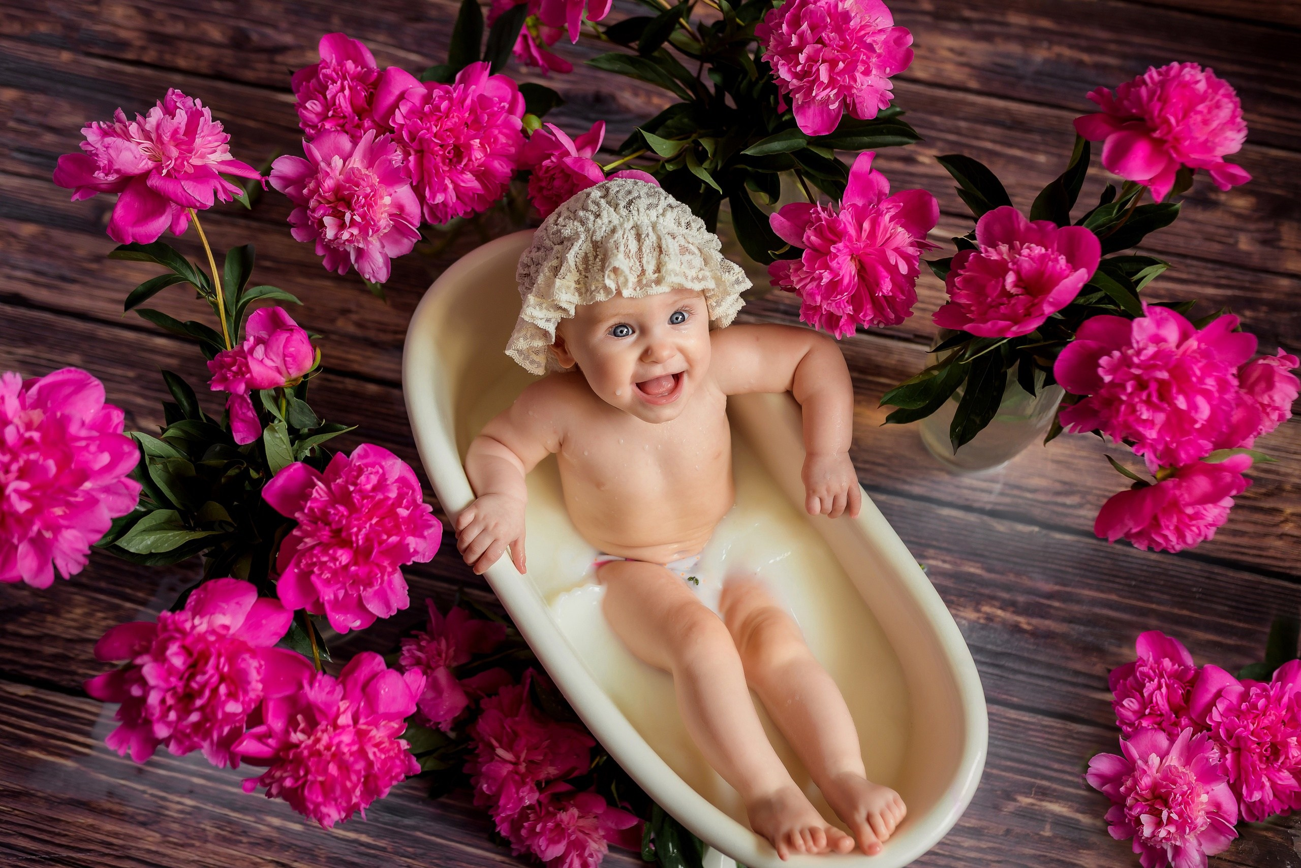 Детские молочные ванночки. Меркулова Ольга фотограф Воронеж